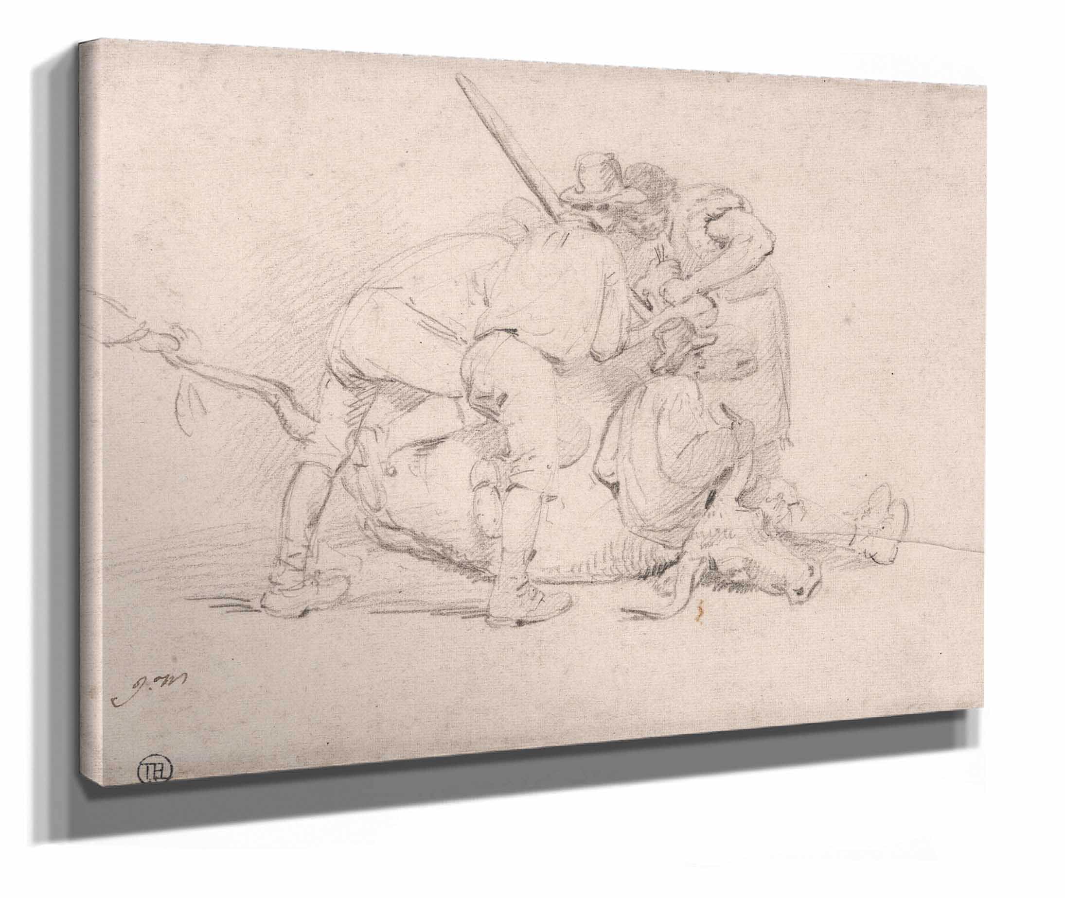 Delivering A Calf by James Ward - Image 2