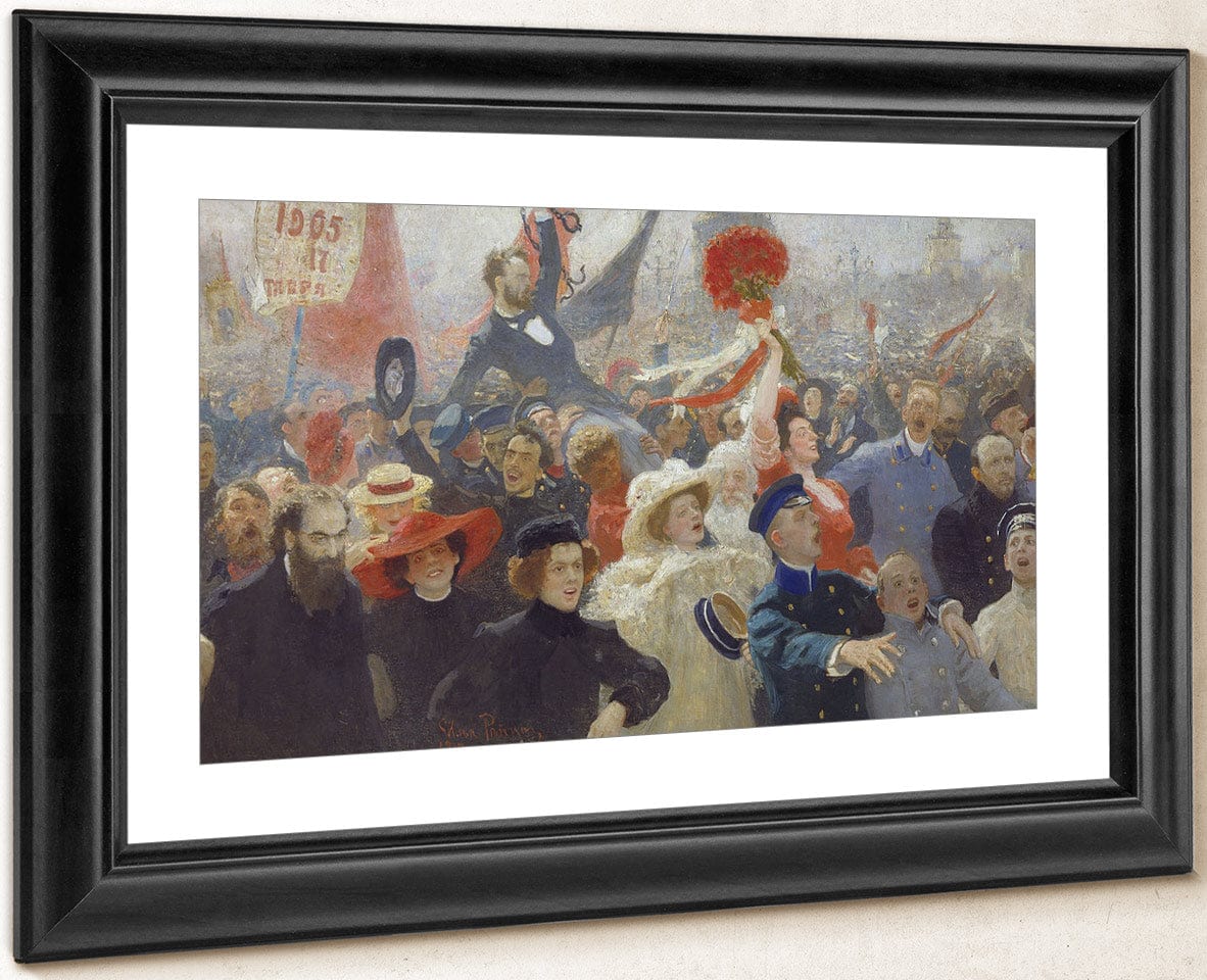 Demonstration On October 17 1905 1911 By Ilya Repin - Image 4