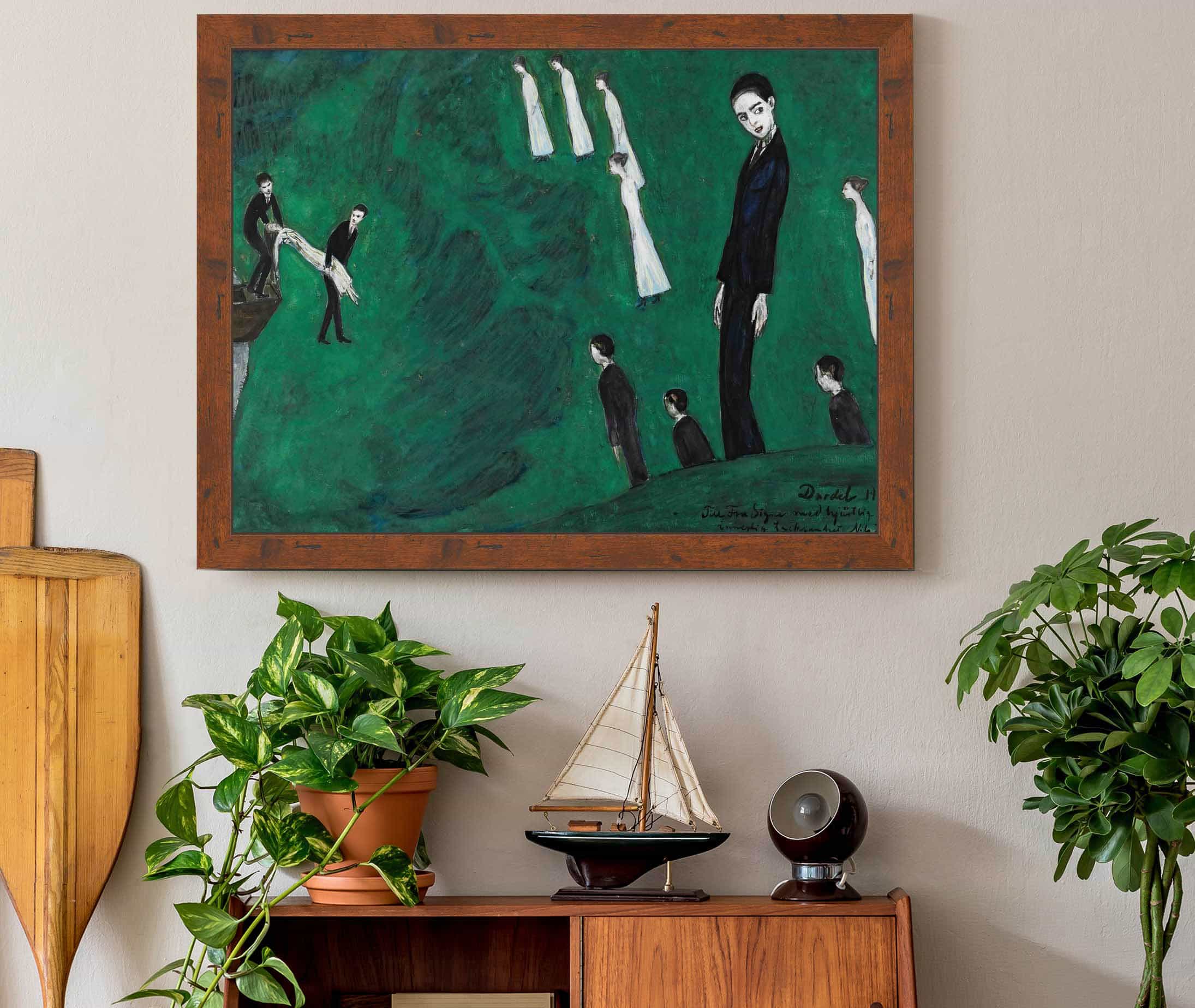 Den Drunknade Flickan I by Nils Dardel - Image 3