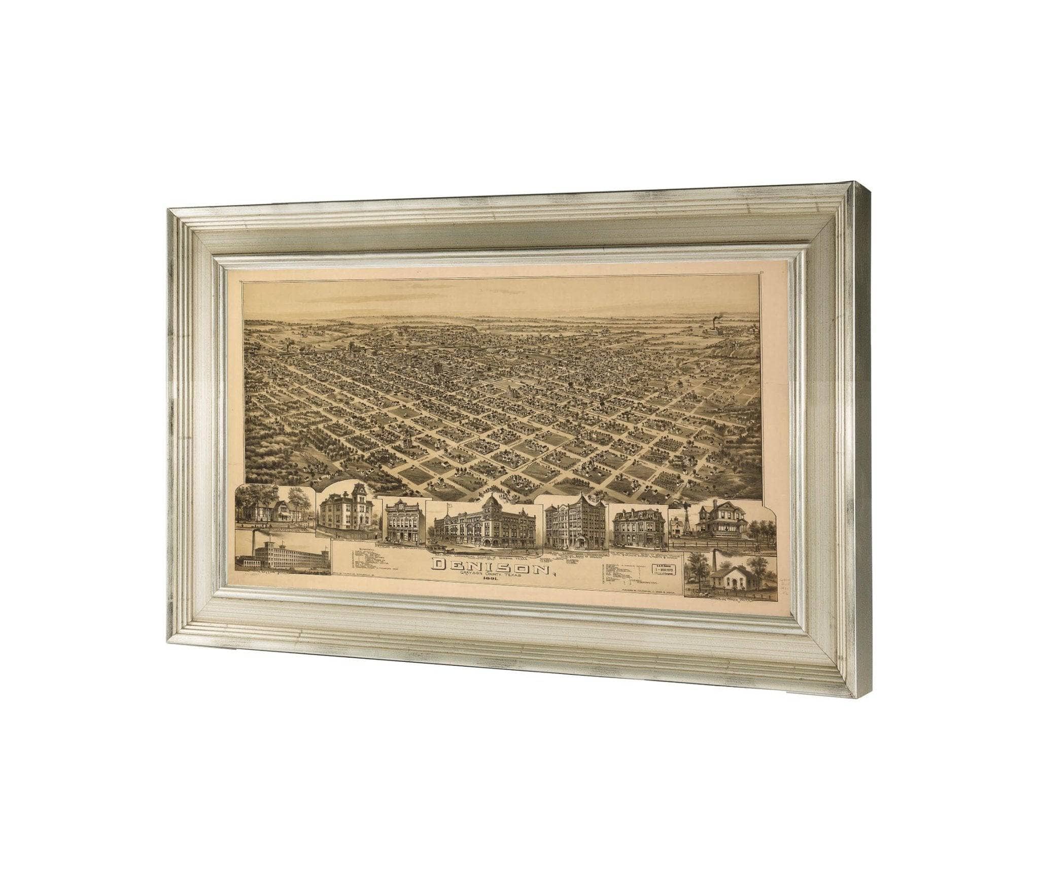 Denison Grayson County Texas 1891 State Of Texas - Image 5