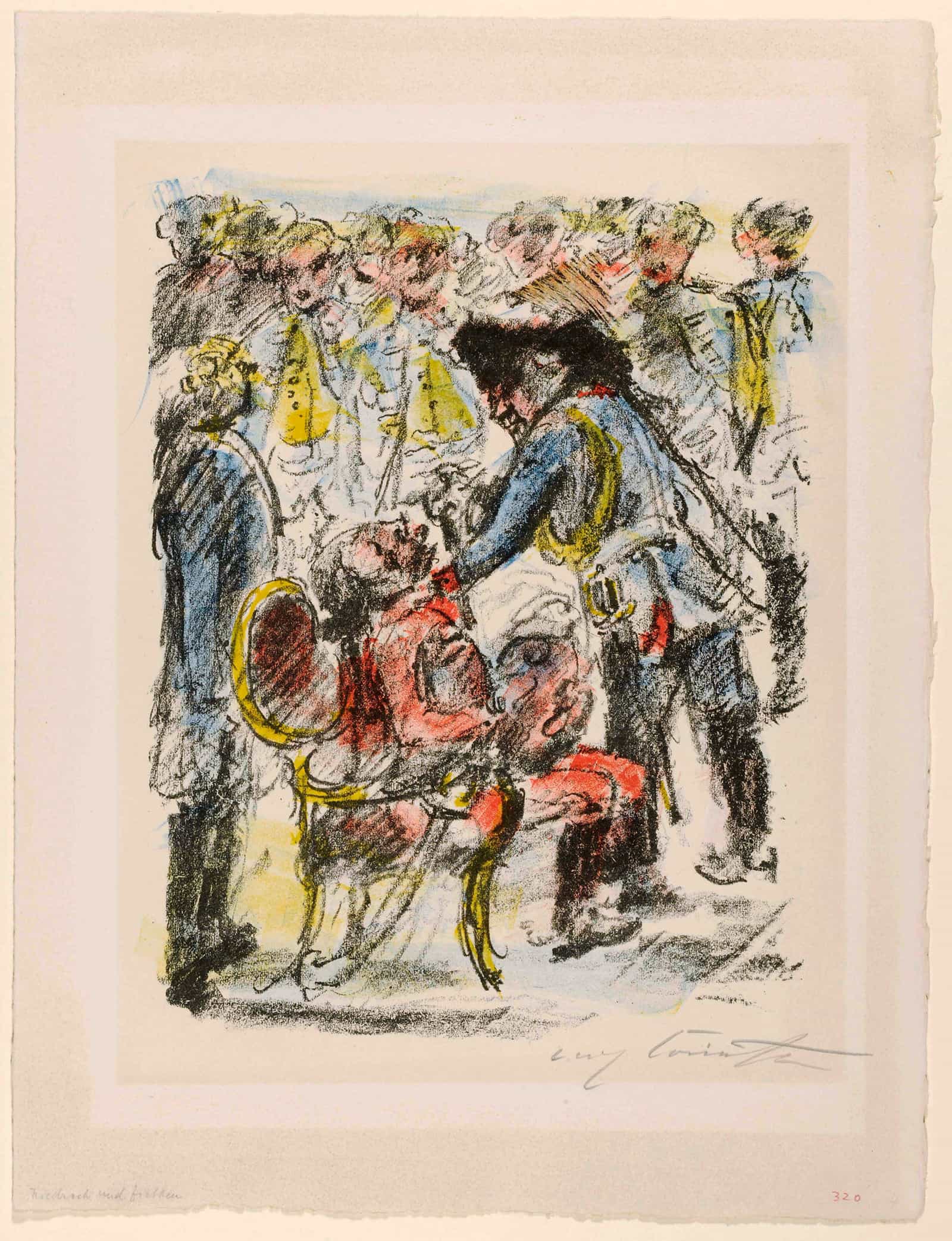 Der Alte Fritz Und Der Alte Ziethen Bleibe Er Nur Ruhig Sitzen by Lovis Corinth
