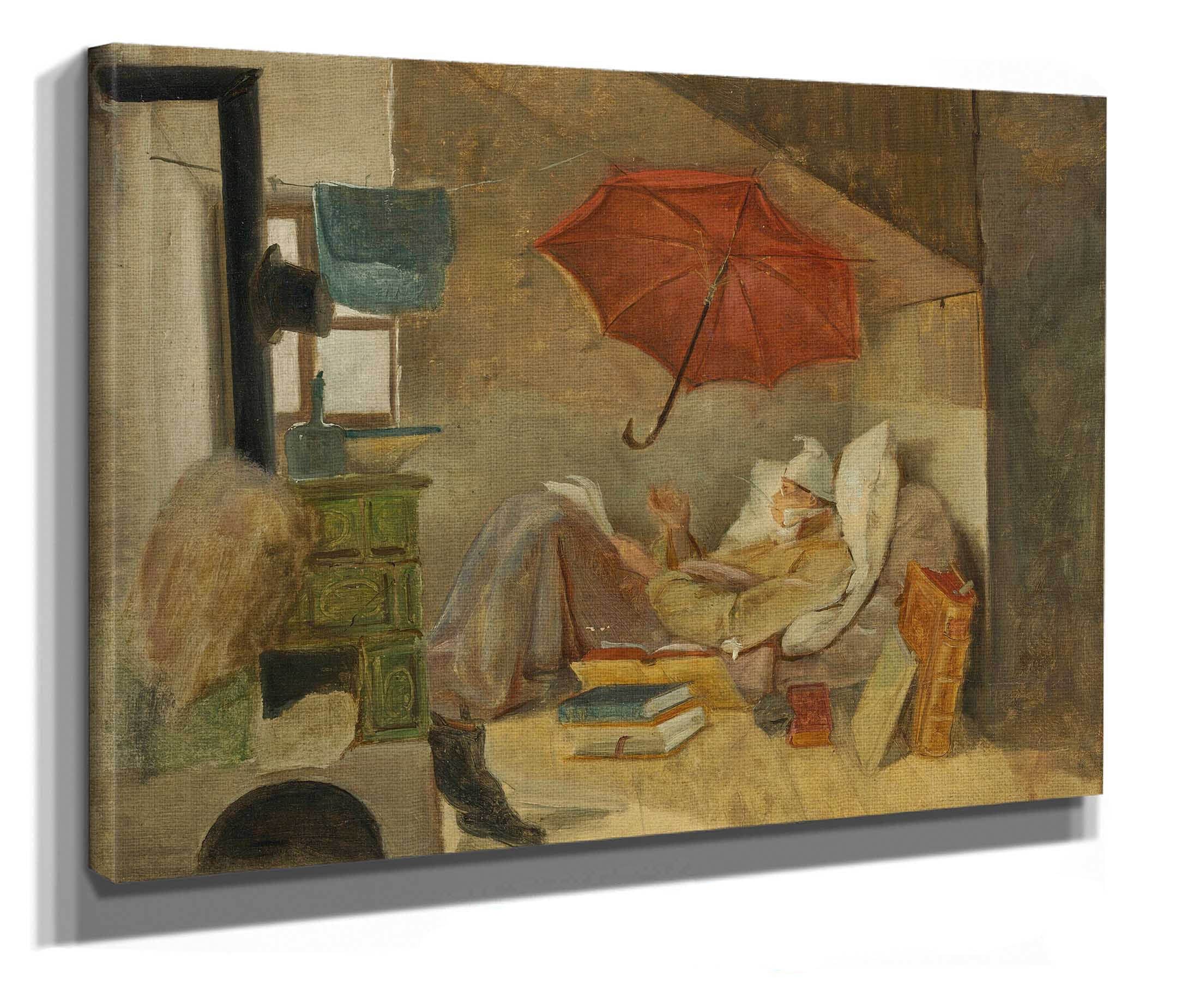 Der Arme Poet The Poor Poet by Carl Spitzweg - Image 2