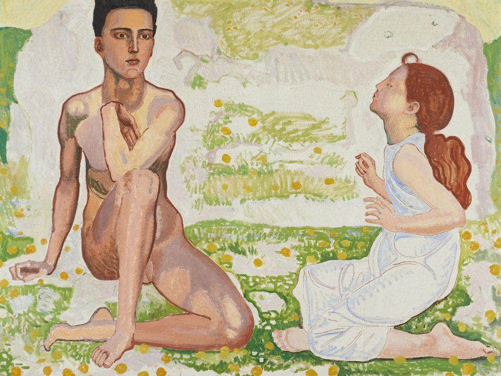 Der Fruhling 1912 Oil On Canvas 106X128 5Cm By Ferdinand Hodler - Image 7