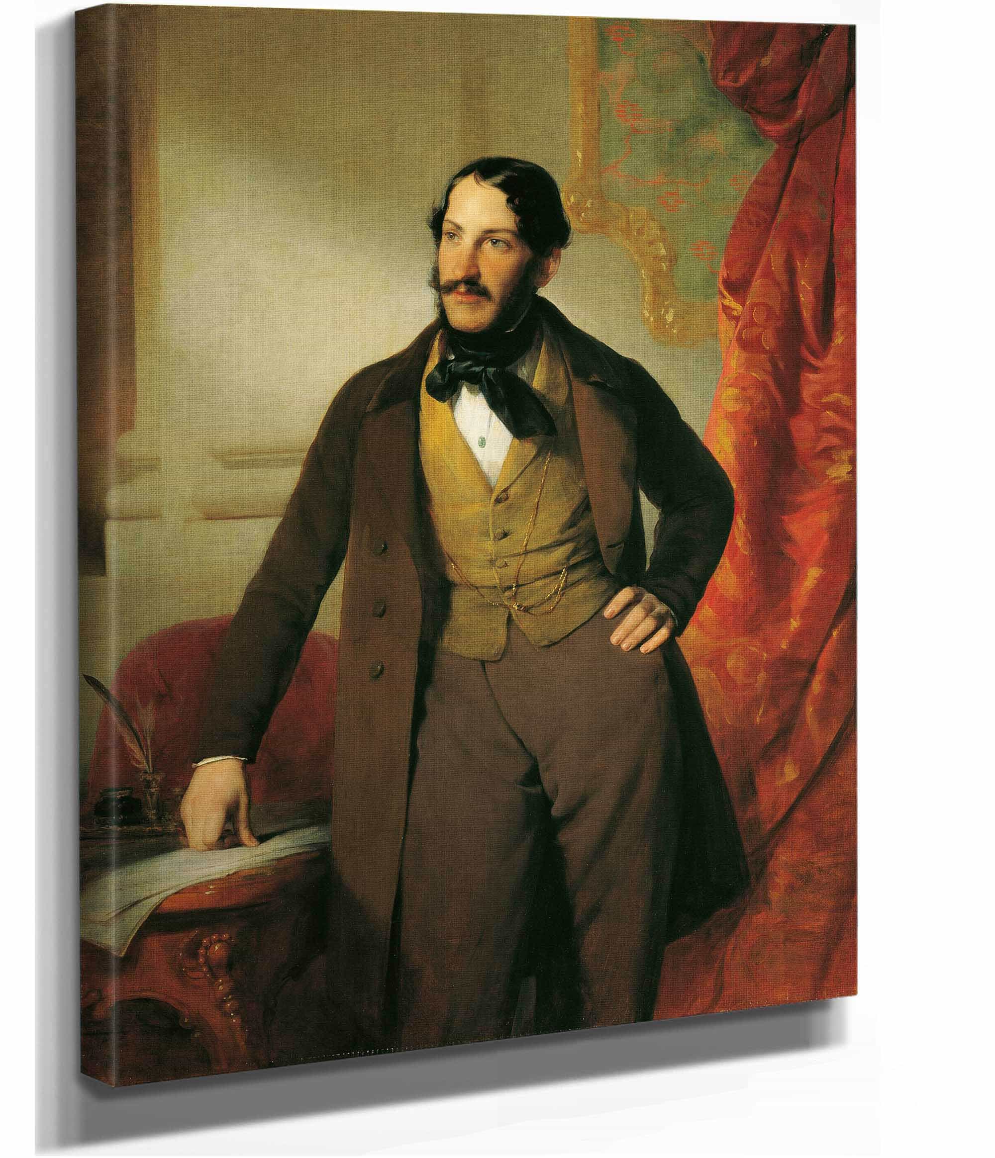 Der Industrielle Maximilian Todesco by Friedrich Von Amerling - Image 2