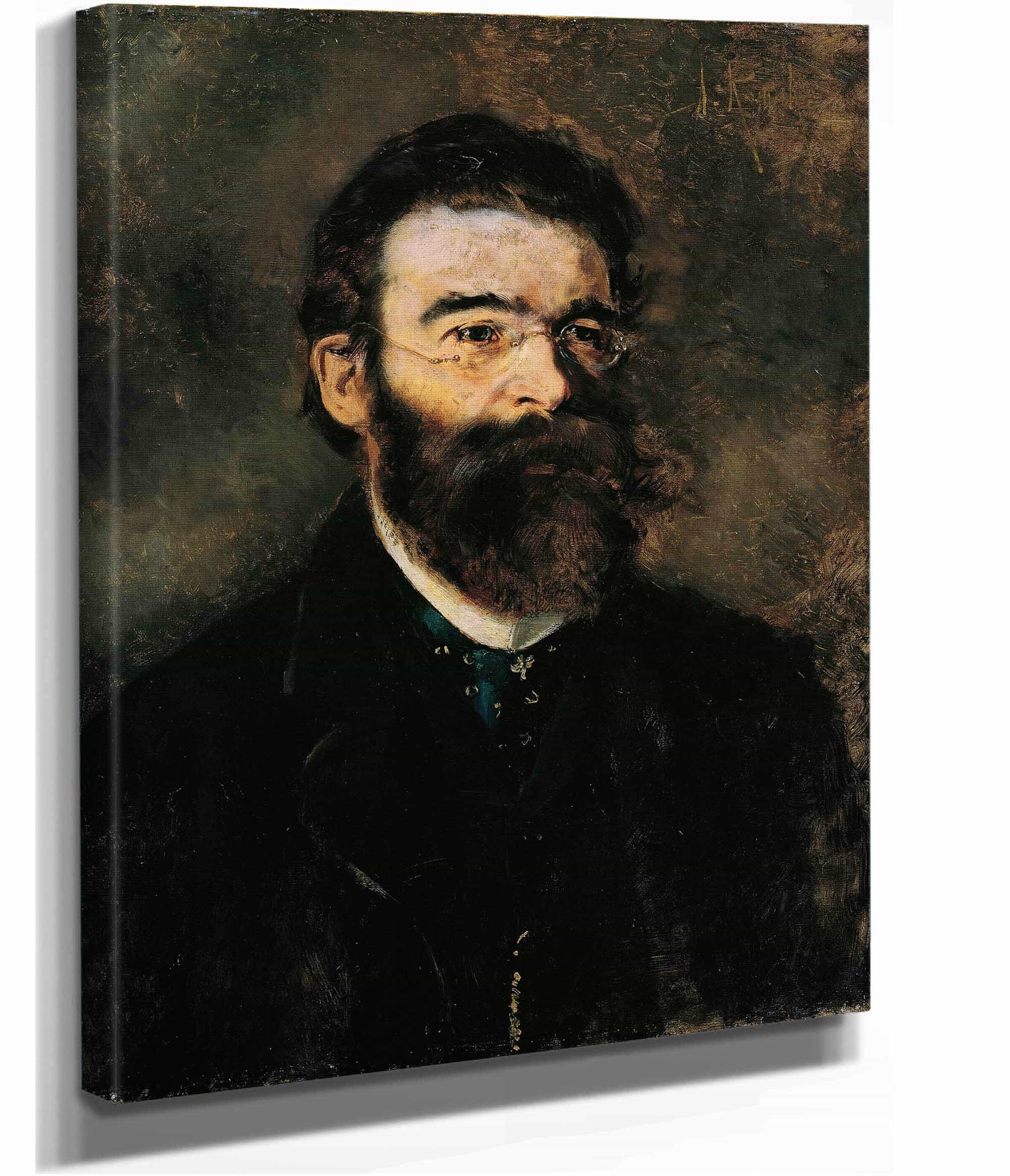 Der Internist Professor Samuel Stern by Anton Romako - Image 2