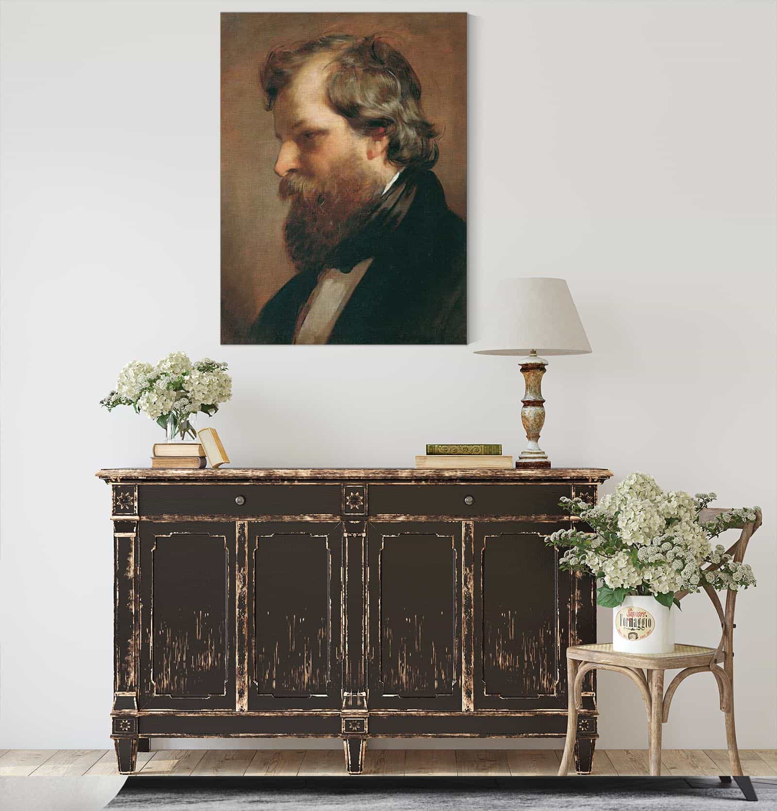 Der Maler Carl Rahl by Friedrich Von Amerling - Image 4