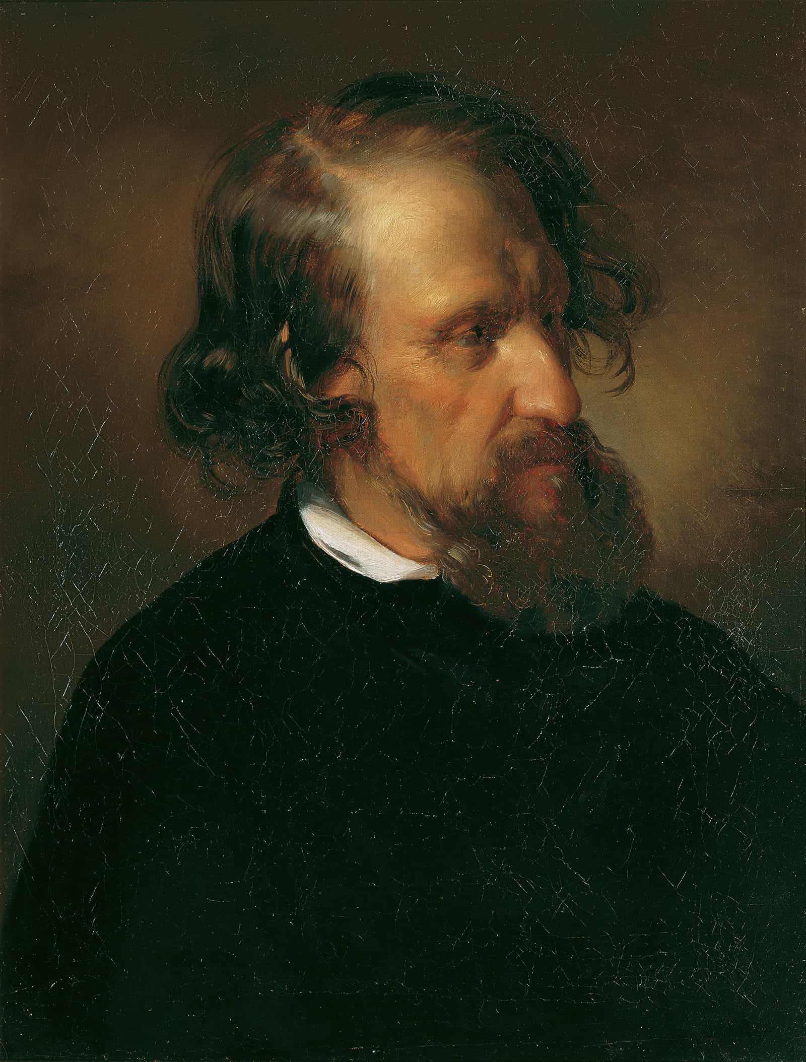 Der Maler Josef Kriehuber by Friedrich Von Amerling