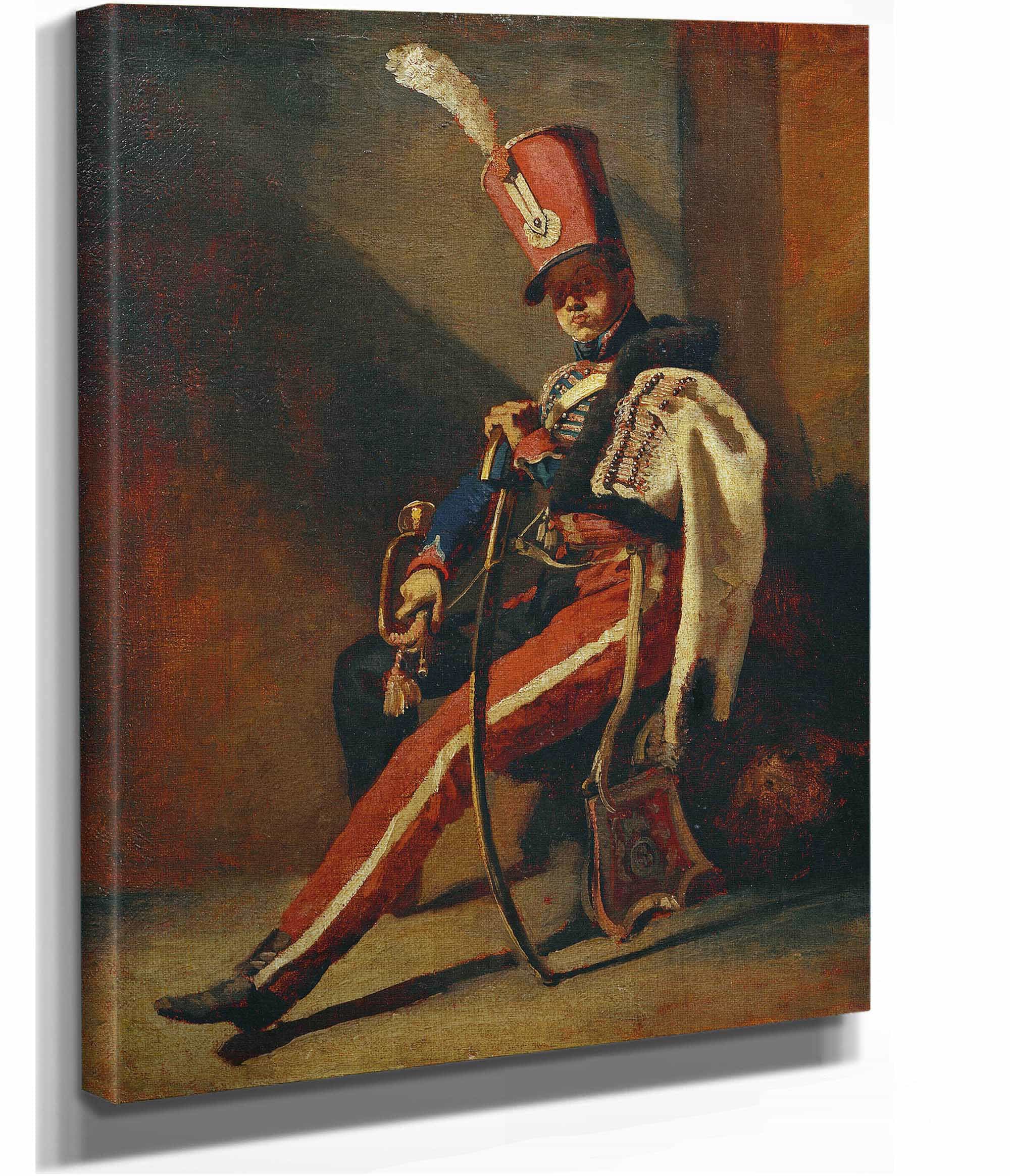 Der Trompeter Der Orleans Husaren by Theodore Gericault - Image 2