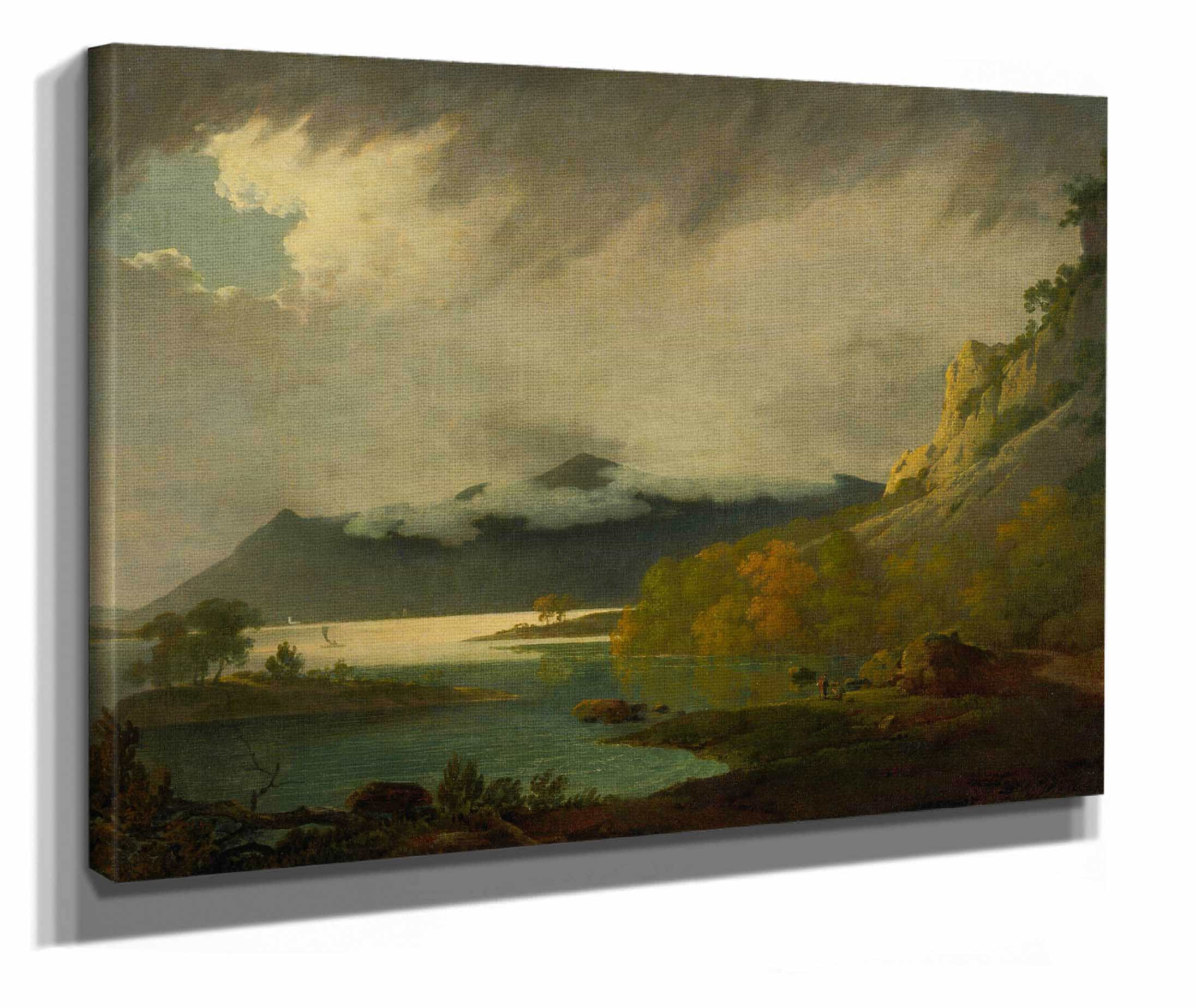 Derwent Water With Skiddaw In The Distance by Joseph Wright Of Derby - Image 2