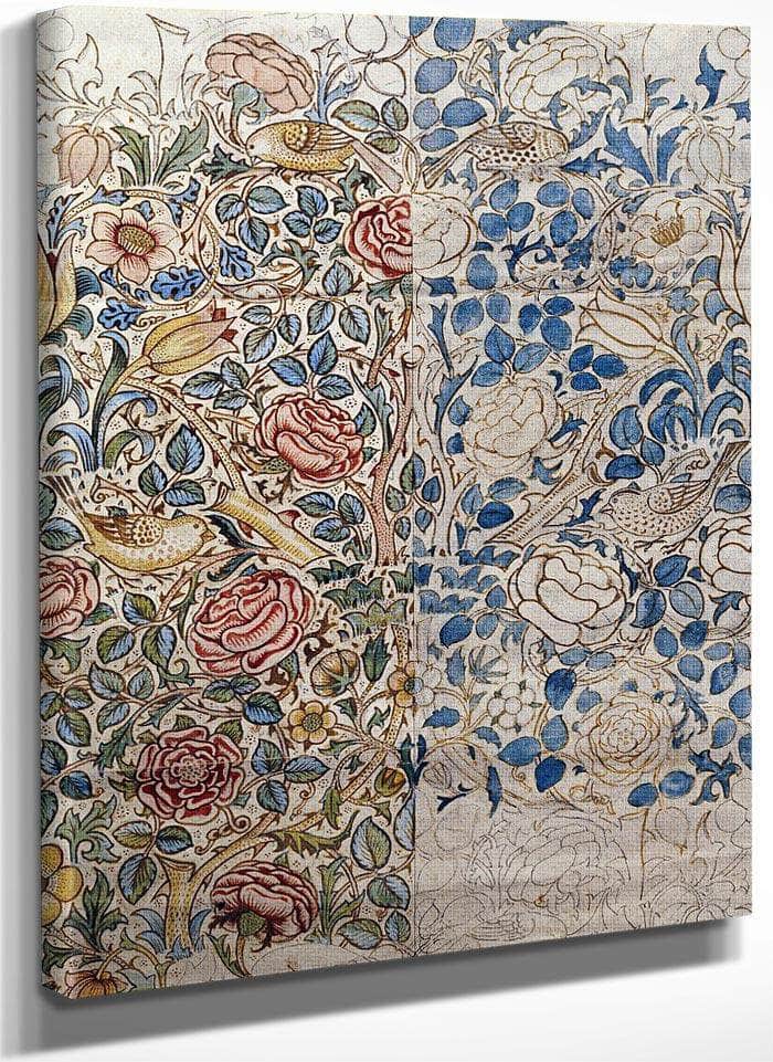 Design For Chintz  Rose By William Morris
