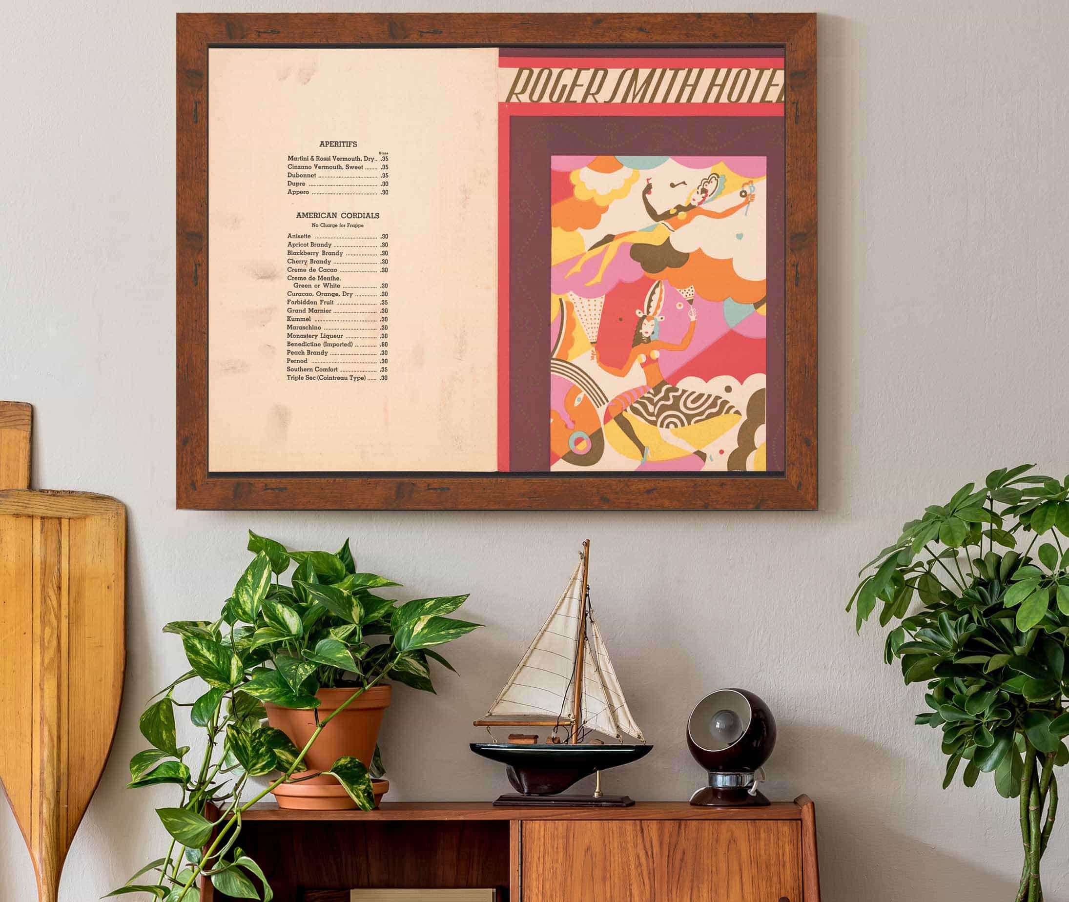 Design For Drink Menu Casino In The Sky Holyoke Ma by Winold Reiss - Image 3