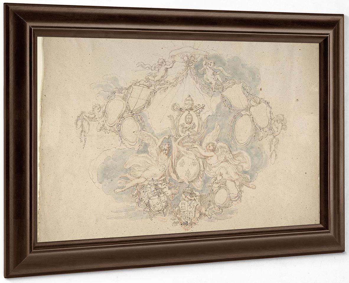 Design Of The Arms Of The Princes Of Europe By Edward Francis Burney - Image 4