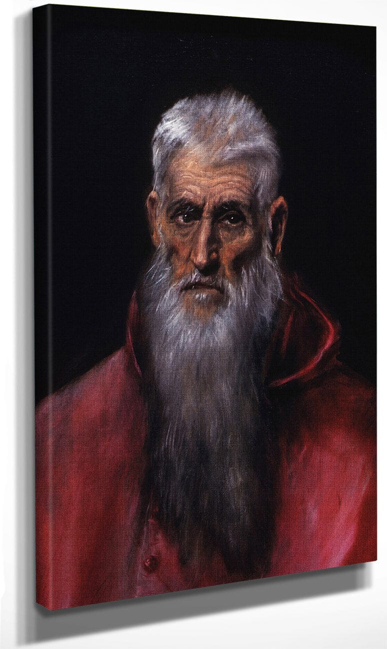 Detail Of St. Jerome By El Greco