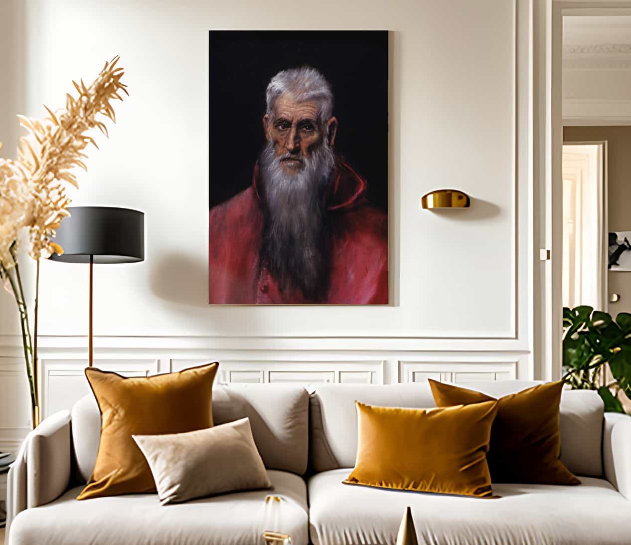 Detail Of St. Jerome By El Greco - Image 2
