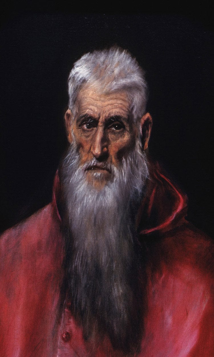 Detail Of St. Jerome By El Greco - Image 6