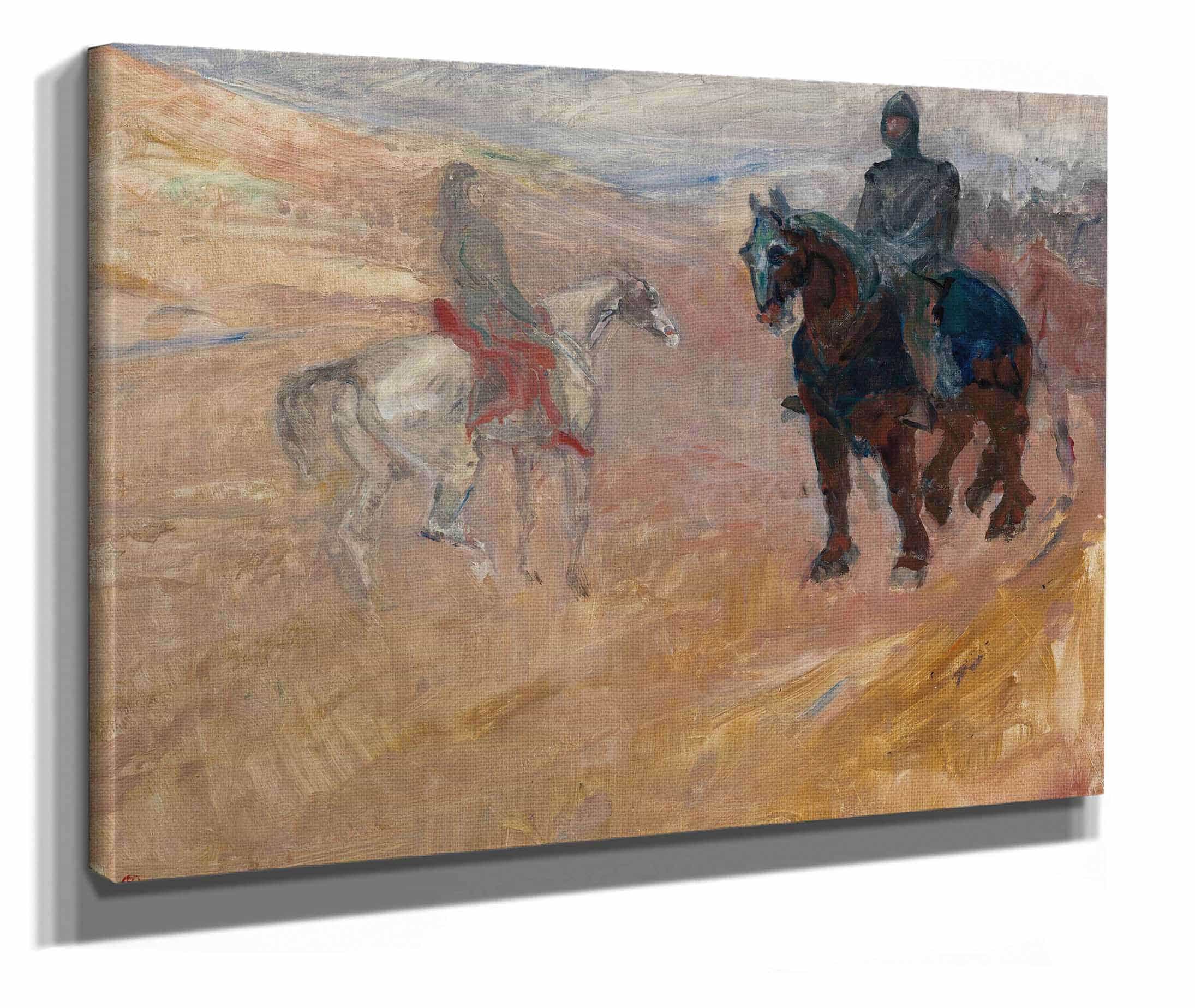 Deux Chevaliers En Armure by Henri De Toulouse Lautrec - Image 2