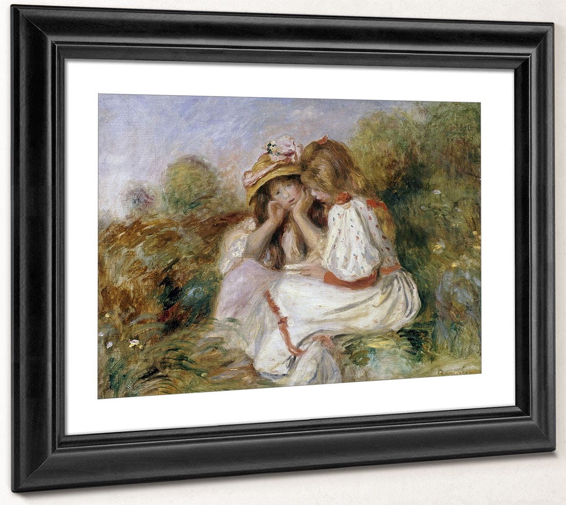 Deux Fillettes By Pierre Auguste Renoir - Image 4