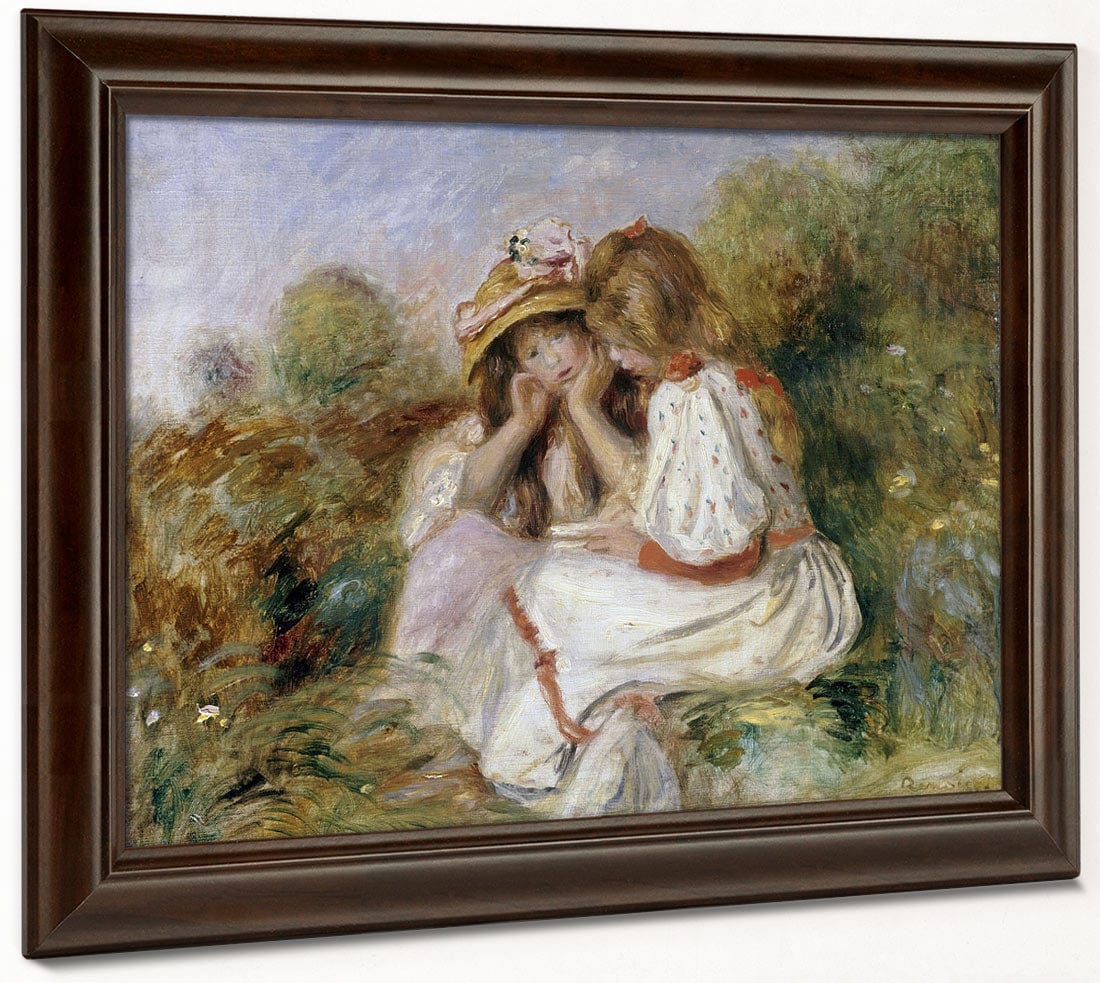 Deux Fillettes By Pierre Auguste Renoir - Image 6
