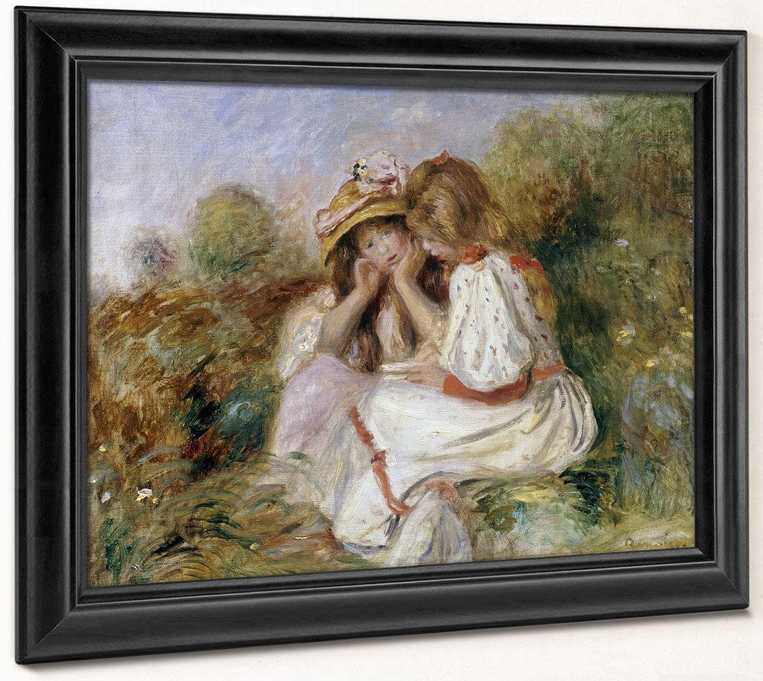 Deux Fillettes By Pierre Auguste Renoir - Image 8