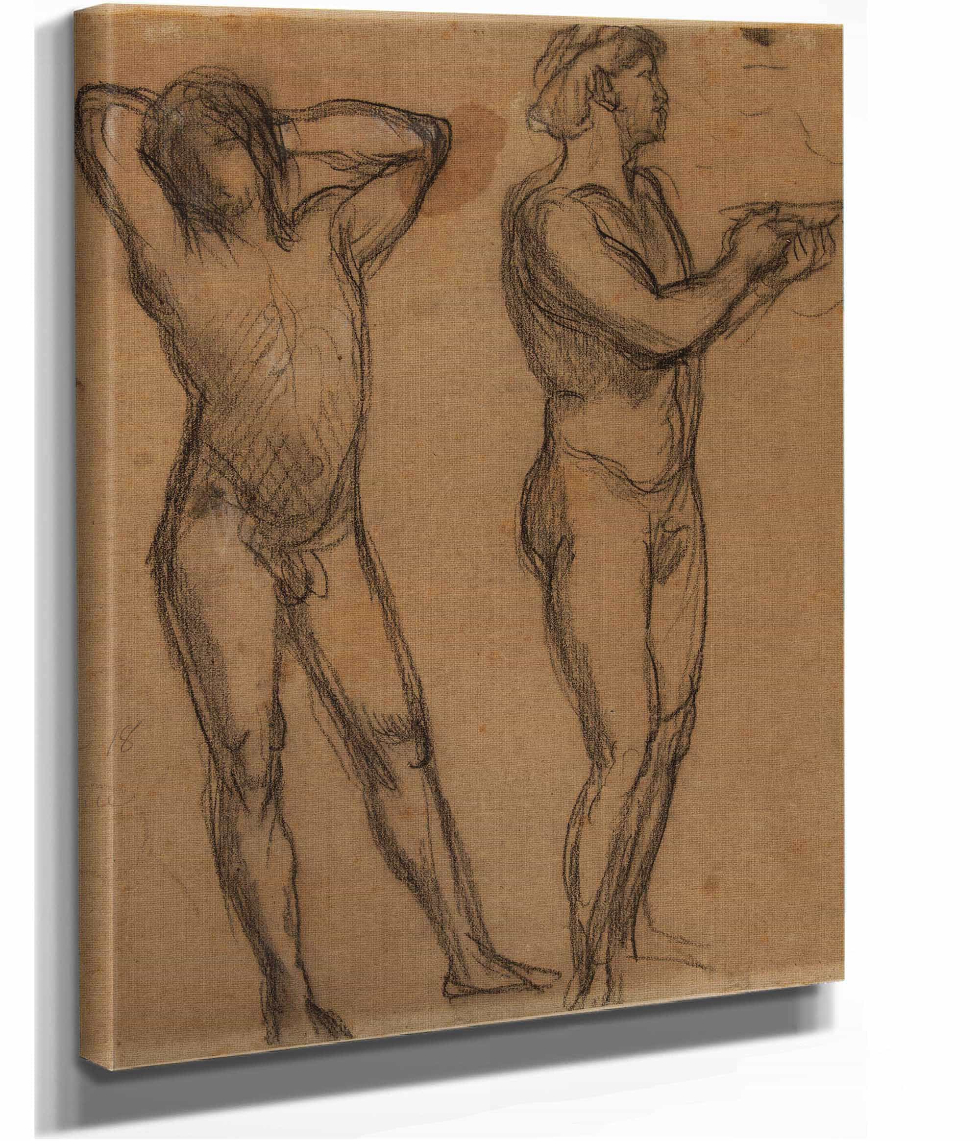 Deux Hommes Nus by Pierre Puvis De Chavannes - Image 2