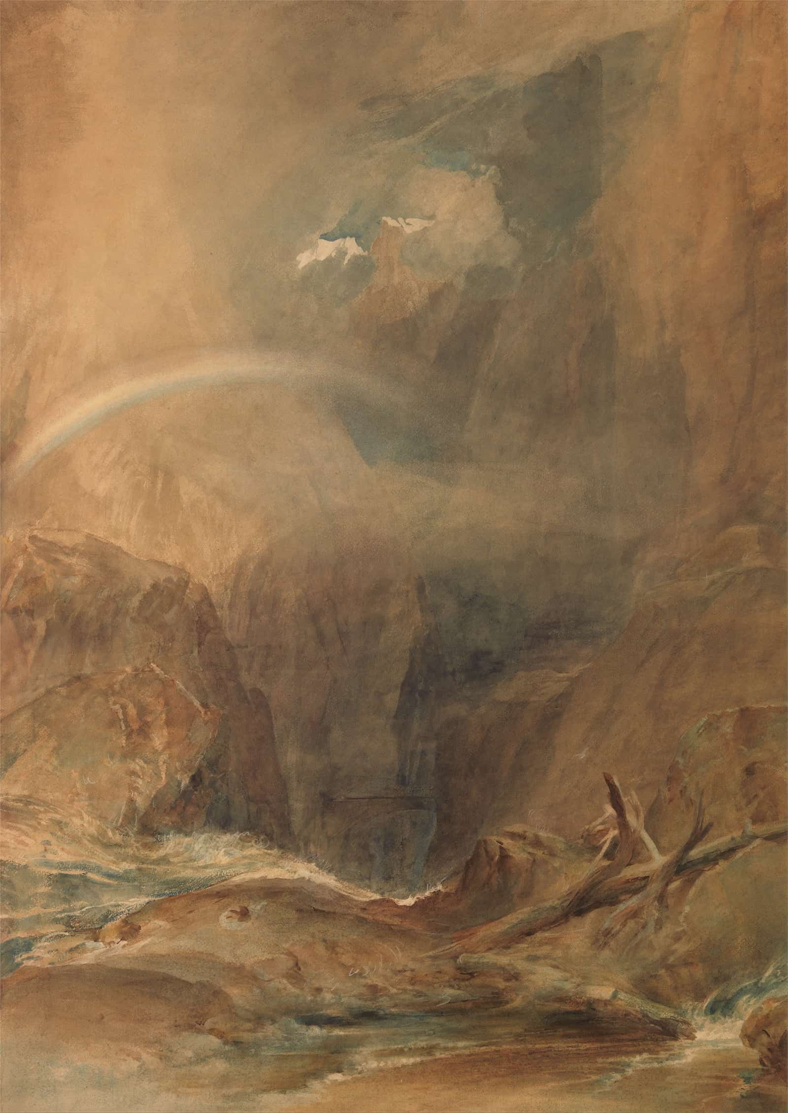 Devils Bridge Saint Gotthards Pass by Joseph Mallord William Turner - Image 2