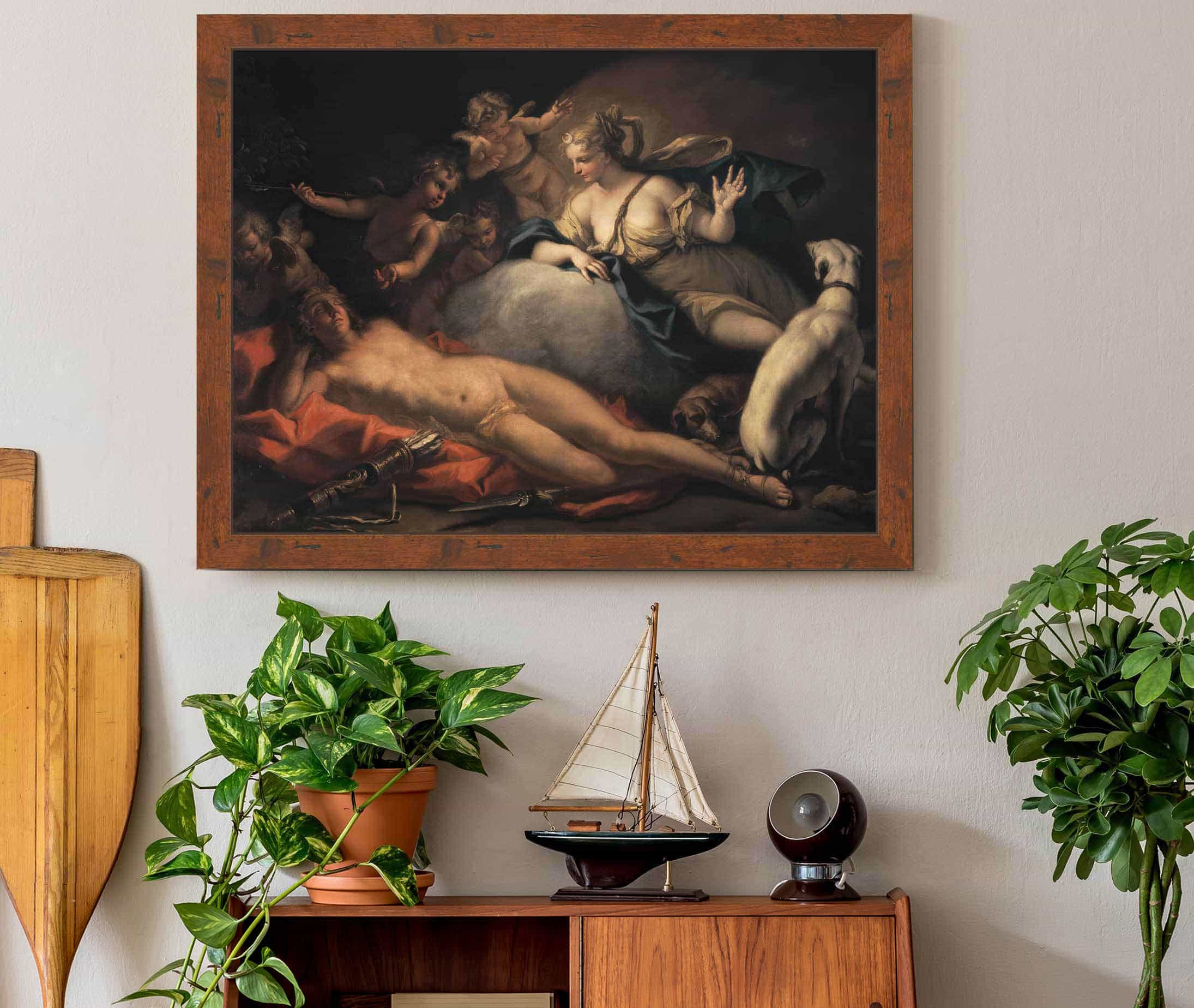 Diana And Endymion by Sebastiano Ricci - Image 3