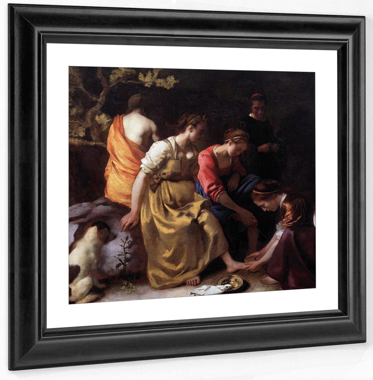 Diana And Her Companions 1654 By Johannes Vermeer - Image 2