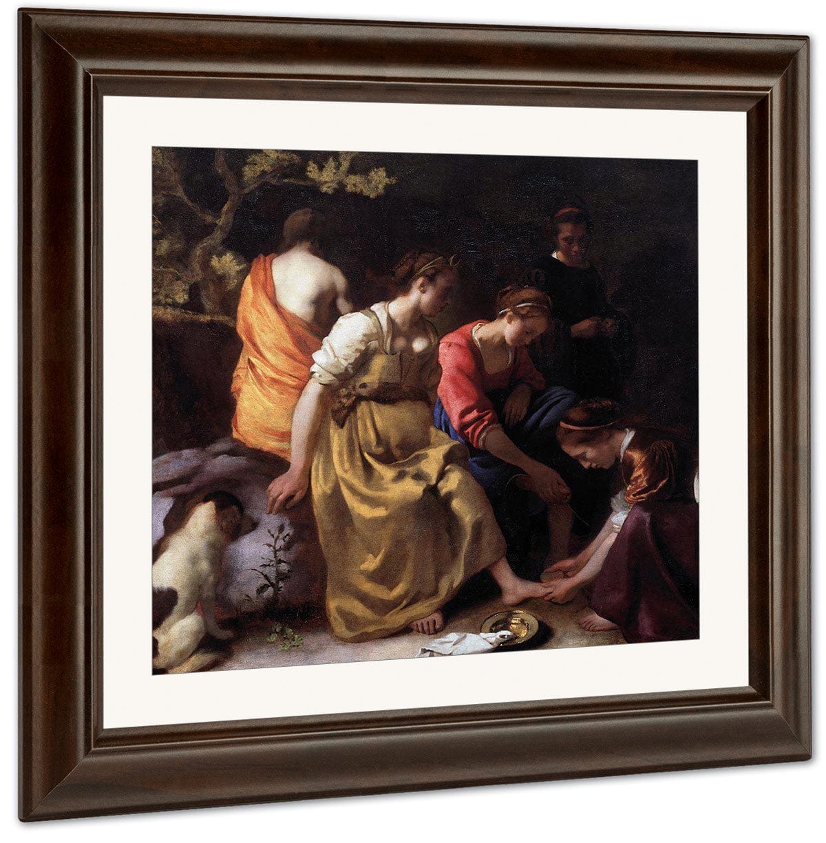 Diana And Her Companions 1654 By Johannes Vermeer - Image 3