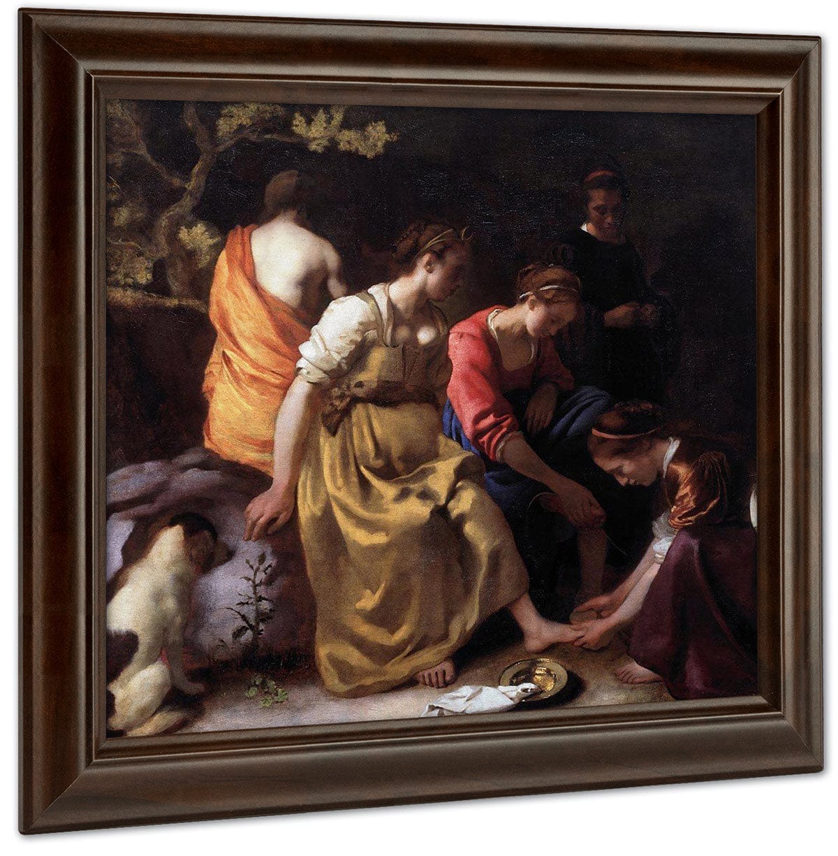 Diana And Her Companions 1654 By Johannes Vermeer - Image 4