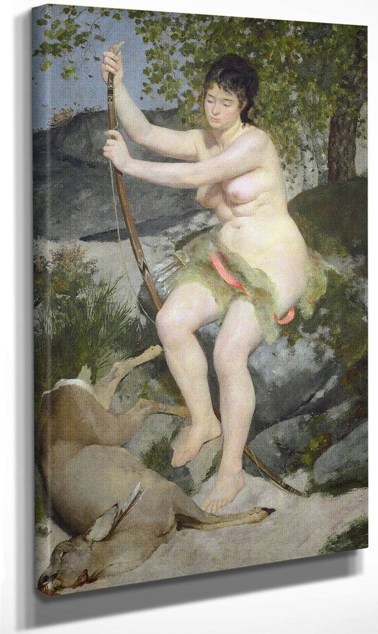 Diana By Pierre Auguste Renoir