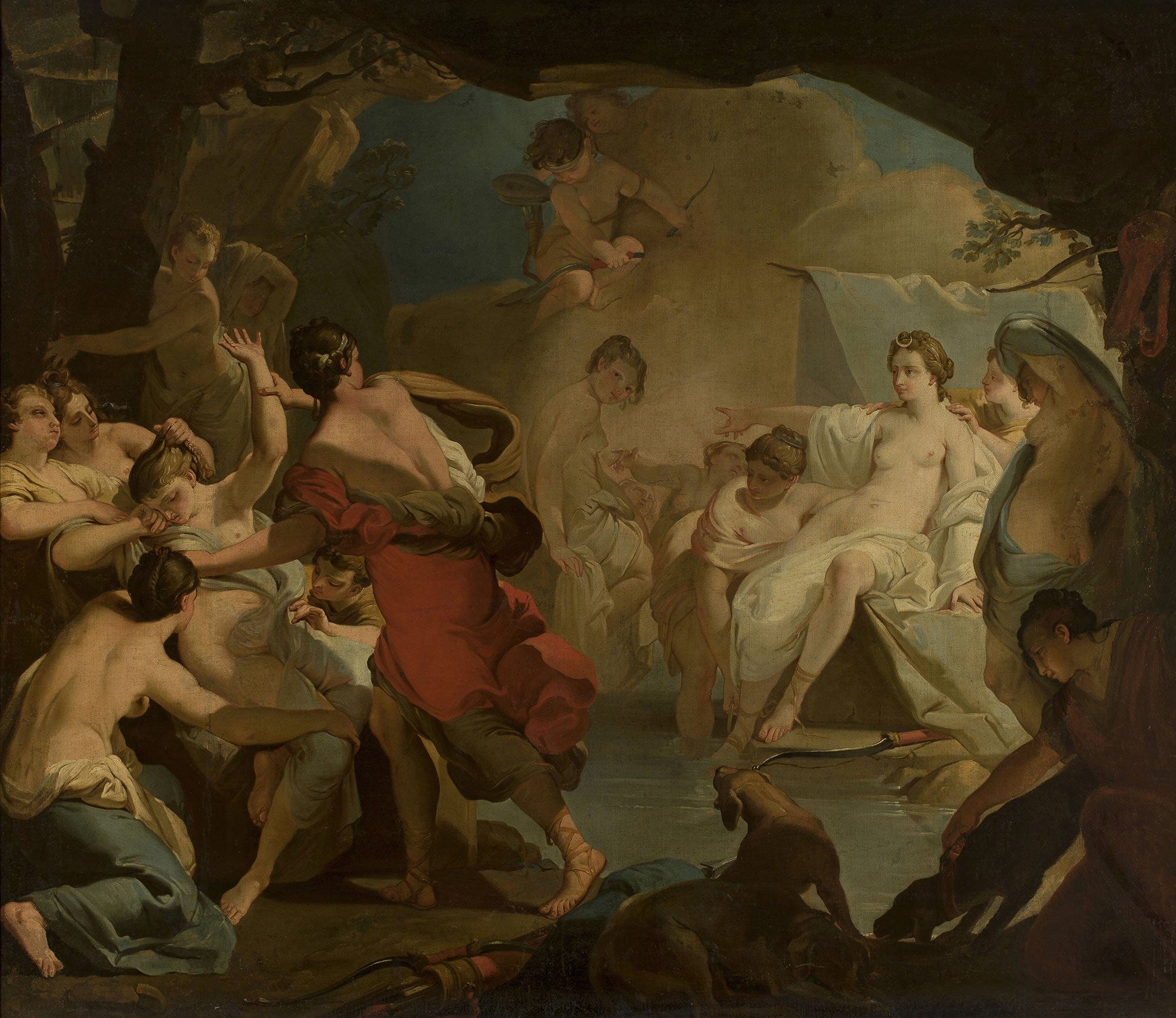 Dianas Judgement Of The Nymph Callisto by Gaetano Gandolfi - Image 2