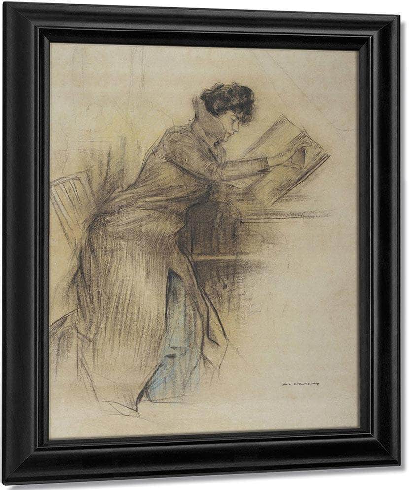 Dibuix Original Per Al Cartell De L'avenç By Ramon Casas - Image 6