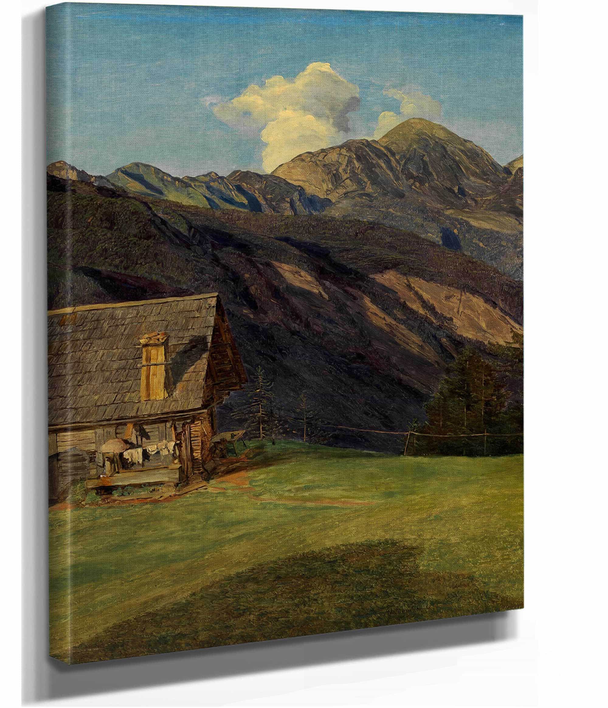 Die Alpenhutte Auf Dem Hoisenrad Bei Ischl by Ferdinand Georg Waldmuller - Image 2