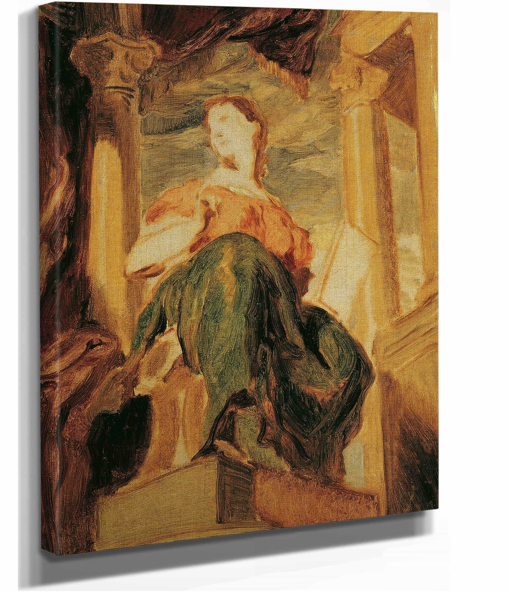Die Muse Clio by Hans Canon - Image 2