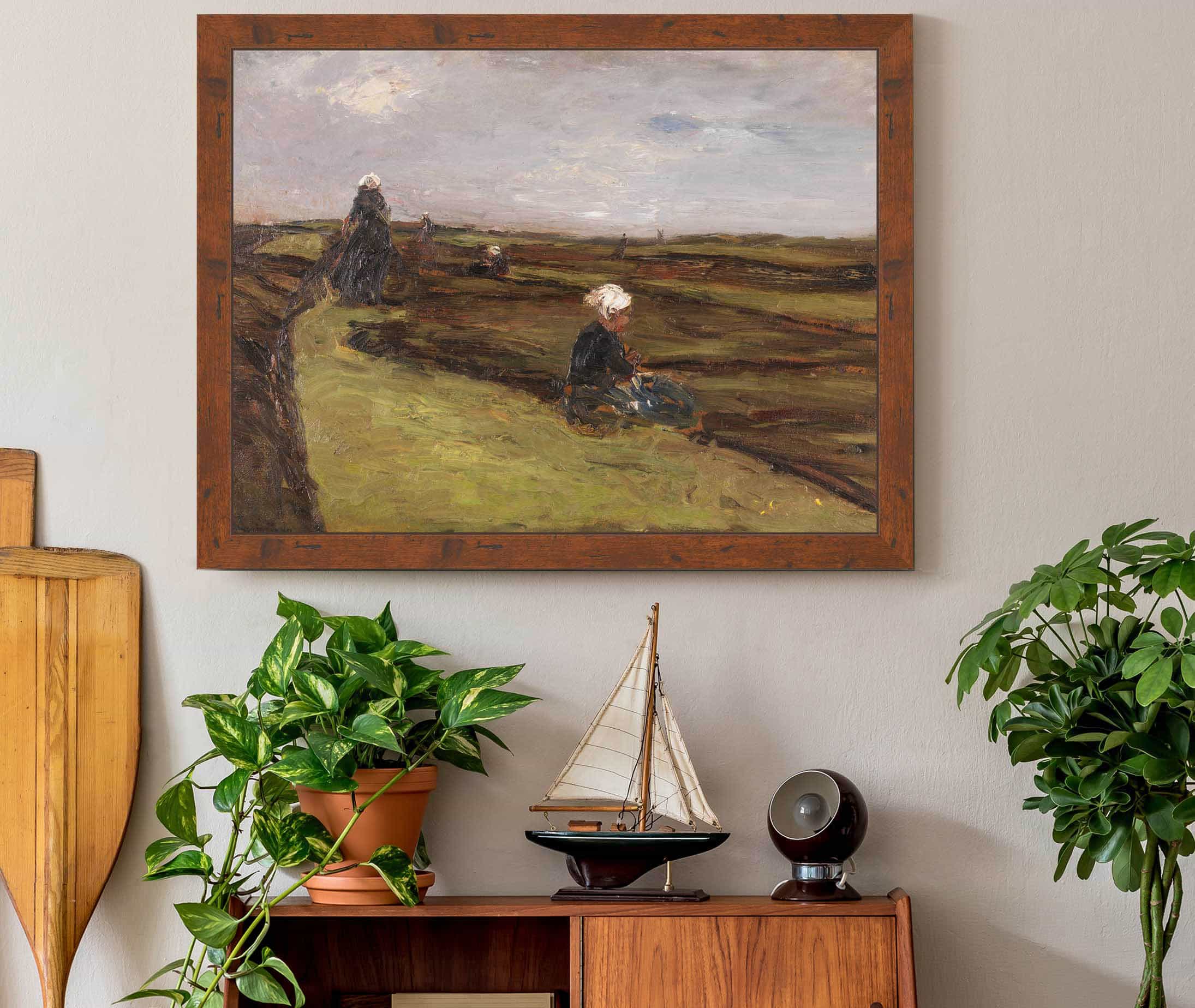 Die Netzflickerinnen by Max Liebermann - Image 3