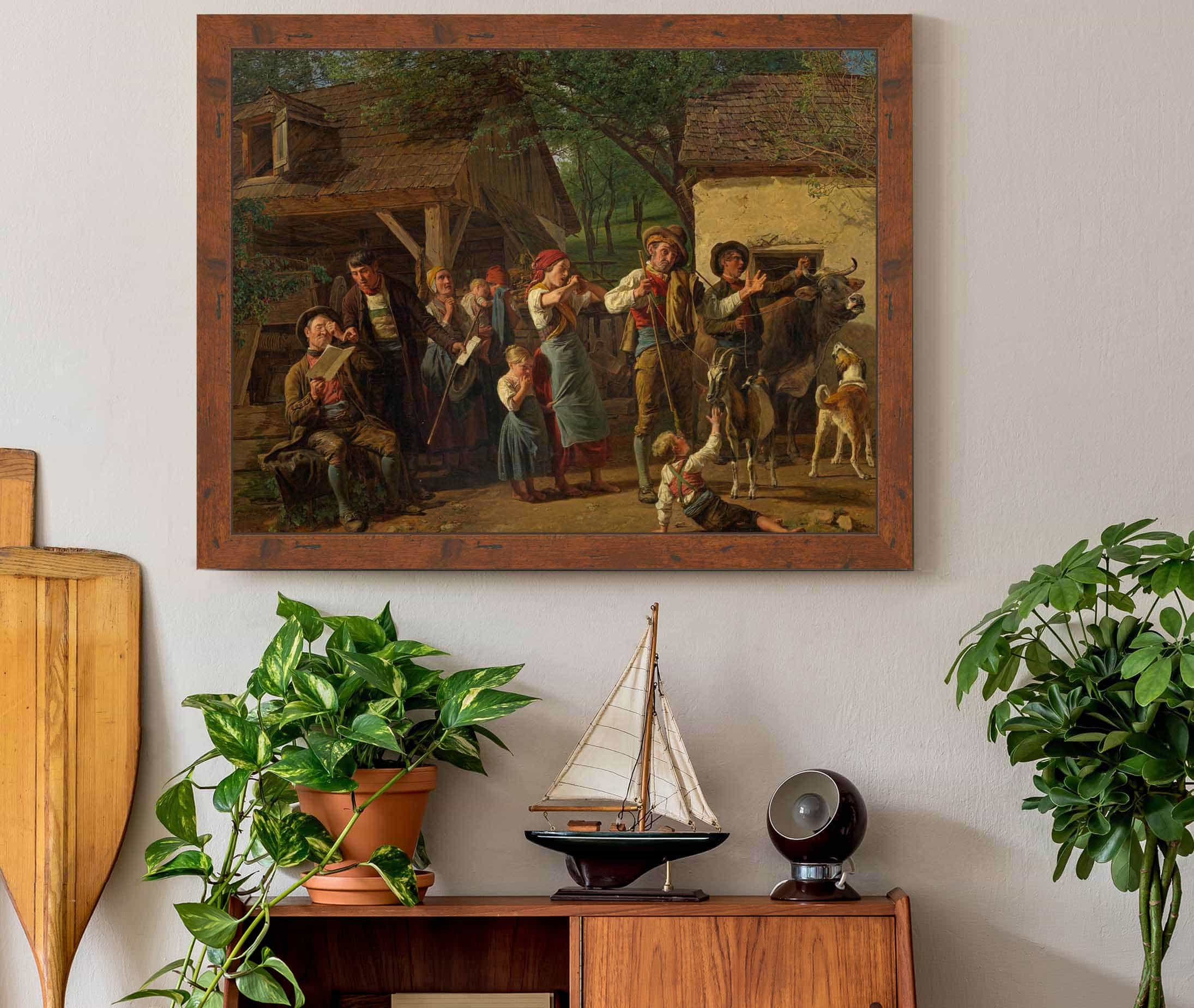 Die Pfandung by Ferdinand Georg Waldmuller - Image 3