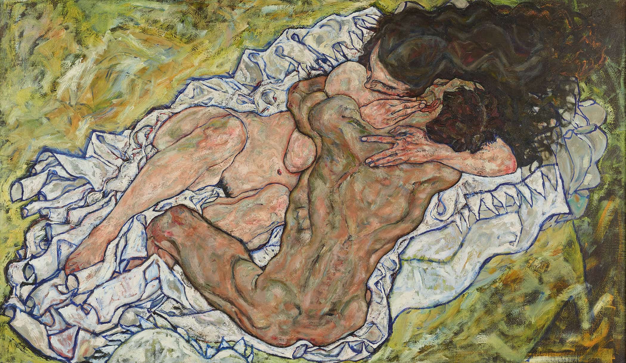 Die Umarmung by Egon Schiele - Image 2