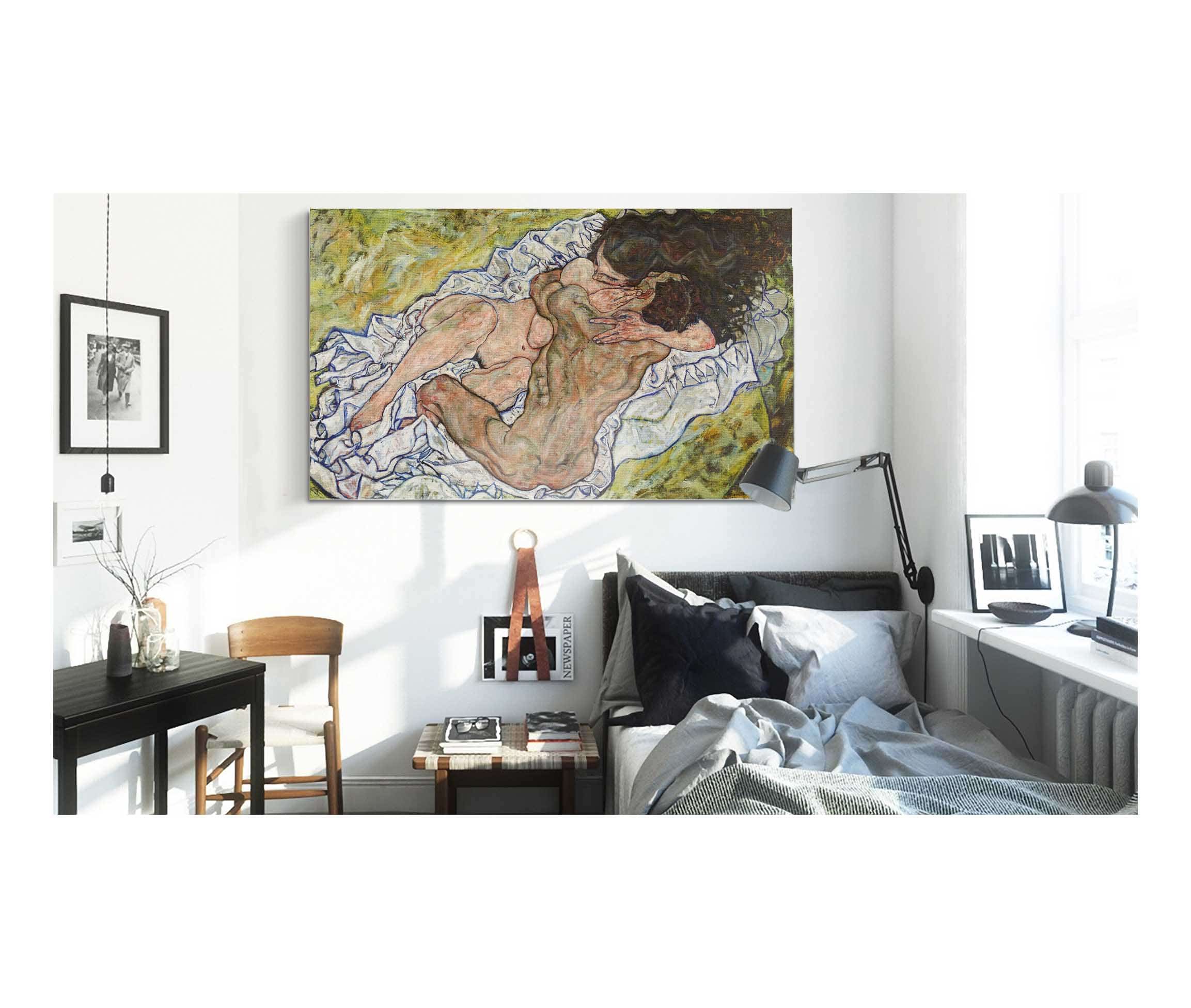 Die Umarmung by Egon Schiele - Image 3