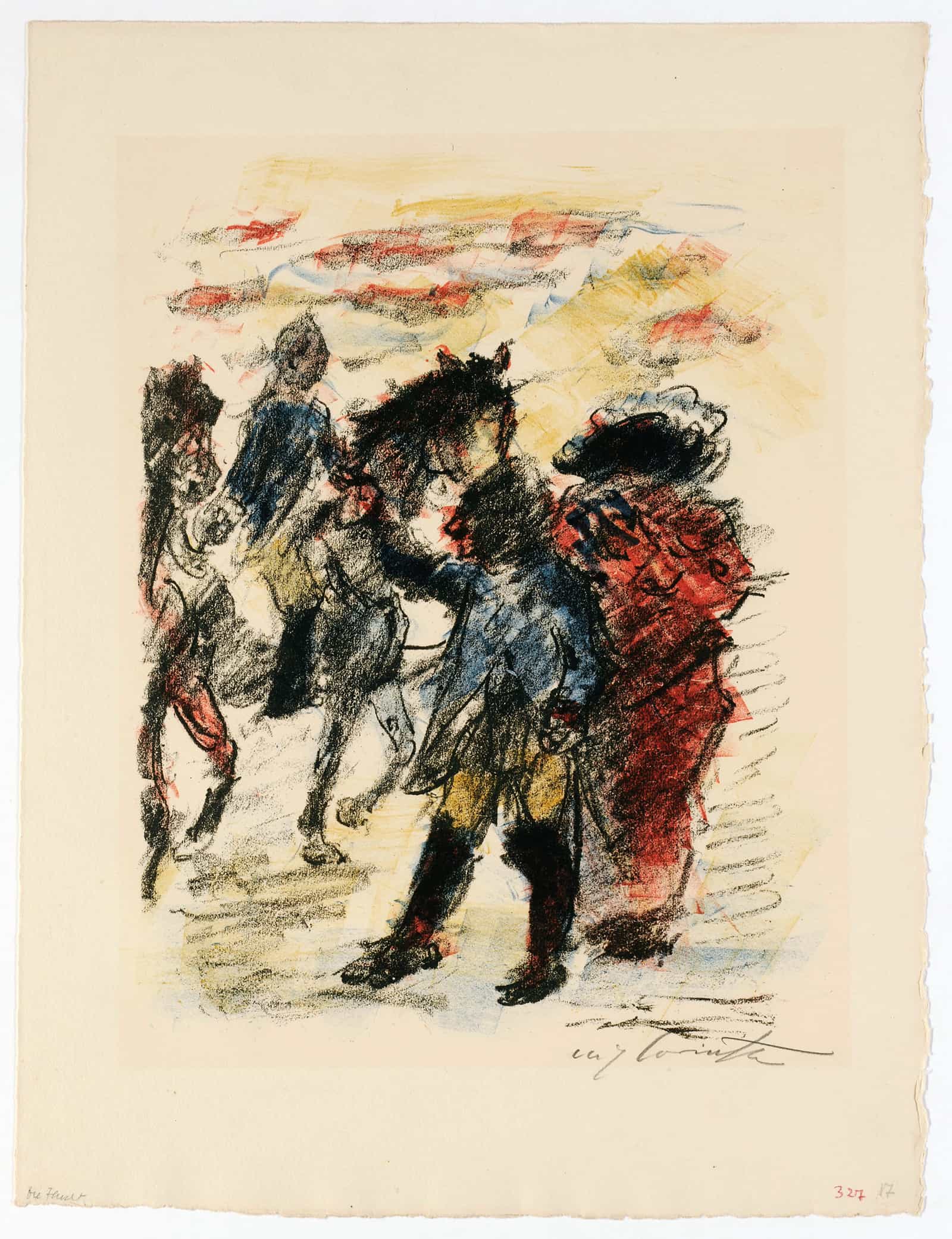 Die Vereitelte Flucht by Lovis Corinth