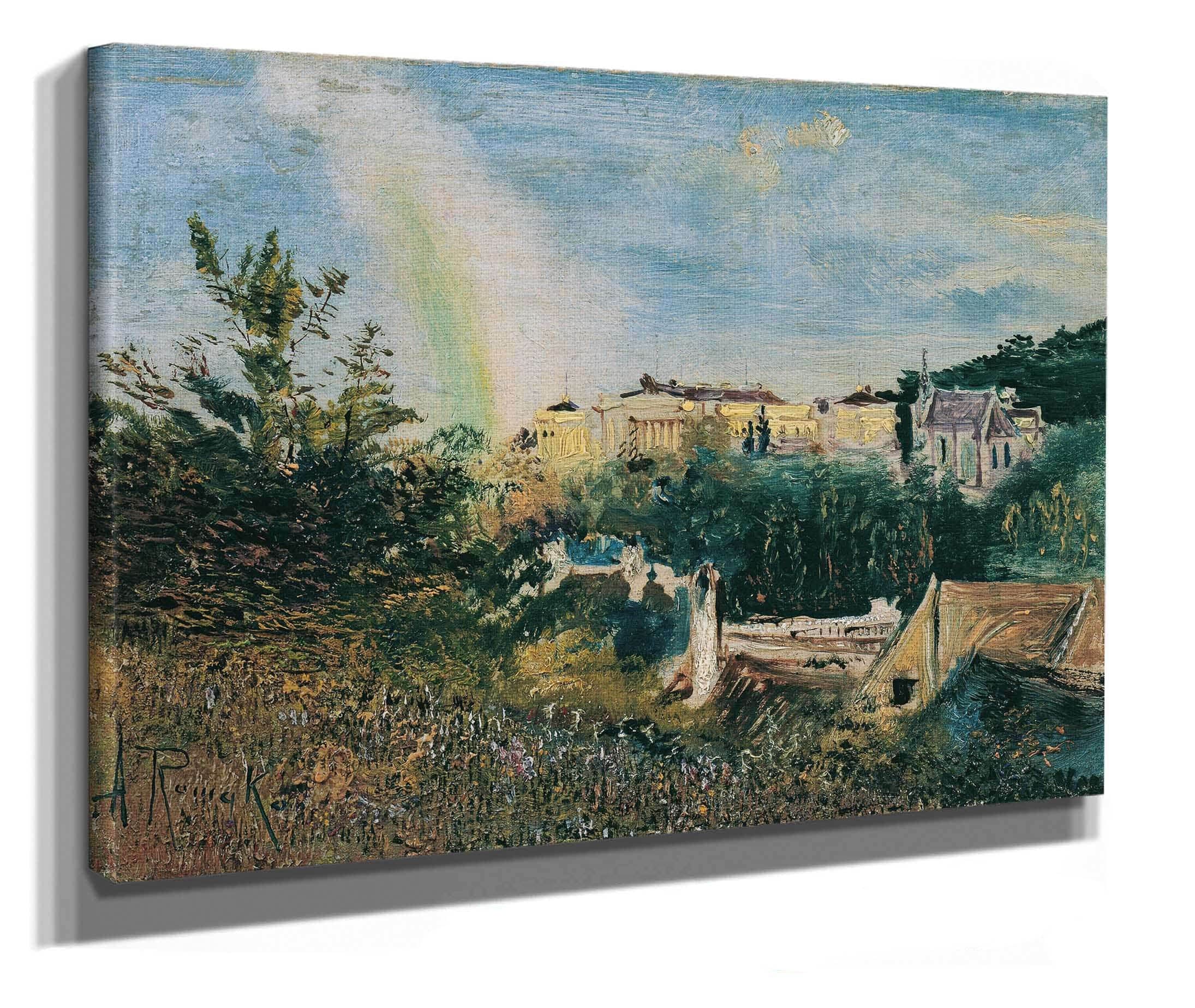 Die Weilburg Bei Baden by Anton Romako - Image 2