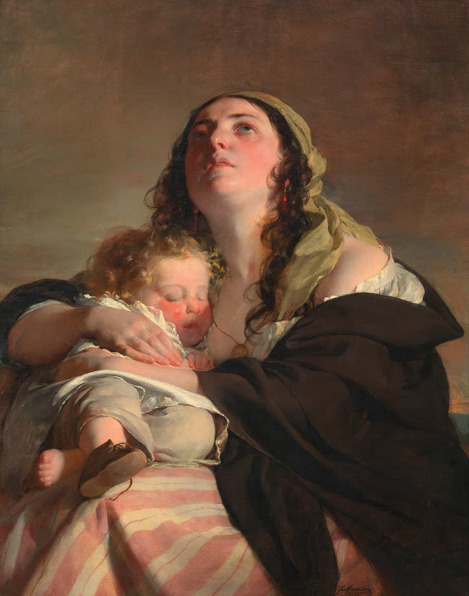 Die Witwe by Friedrich Von Amerling