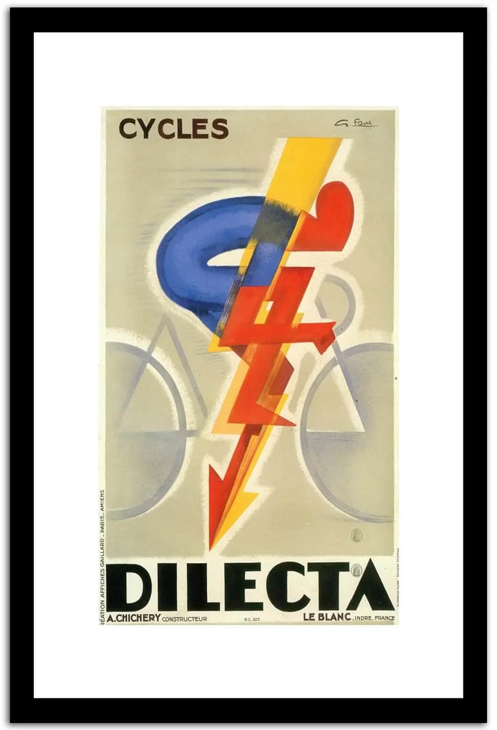 Dilecta Vintage Poster
