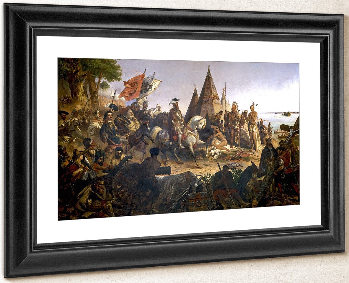 Discovery Of The Mississippi By De Soto By William Henry Powell - Image 2