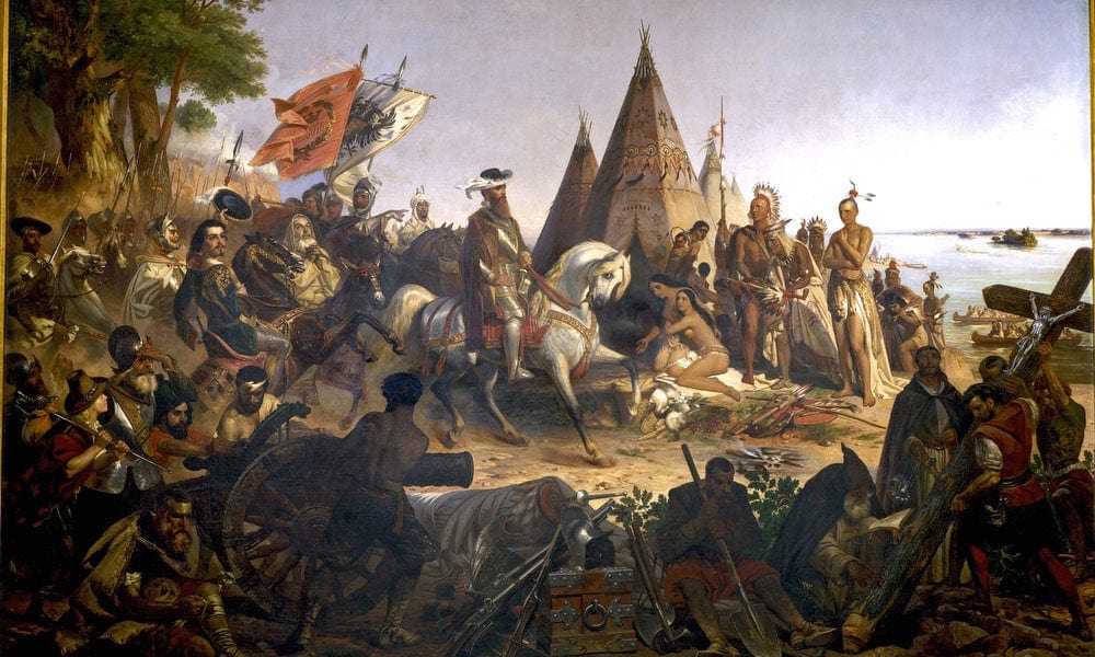 Discovery Of The Mississippi By De Soto By William Henry Powell - Image 5