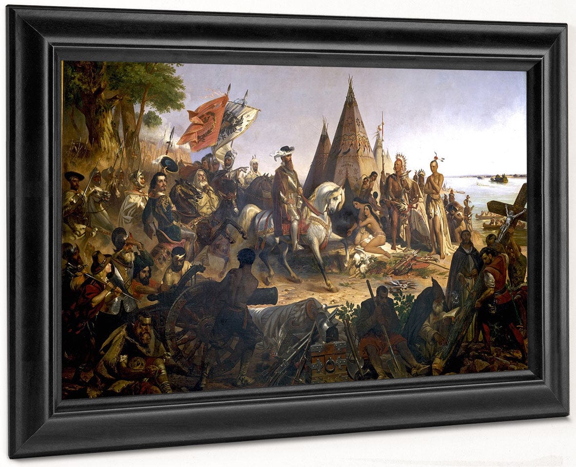 Discovery Of The Mississippi By De Soto By William Henry Powell - Image 6