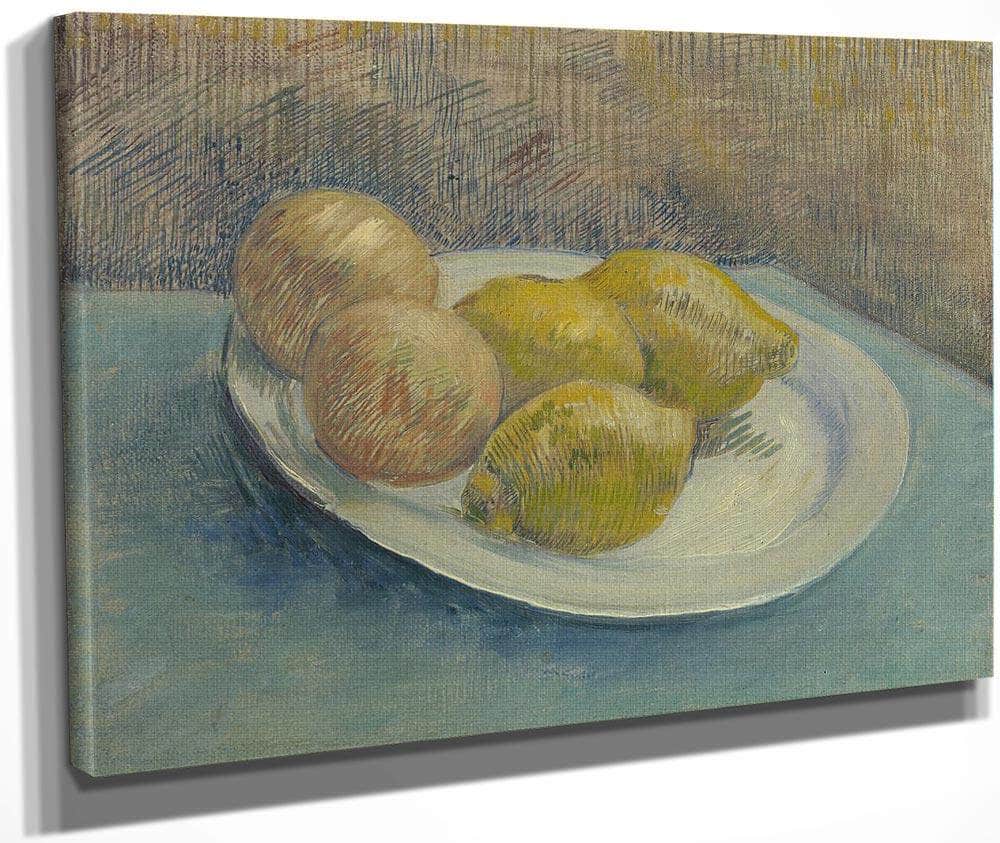 Dish With Citrus Fruit By Vincent Van Gogh