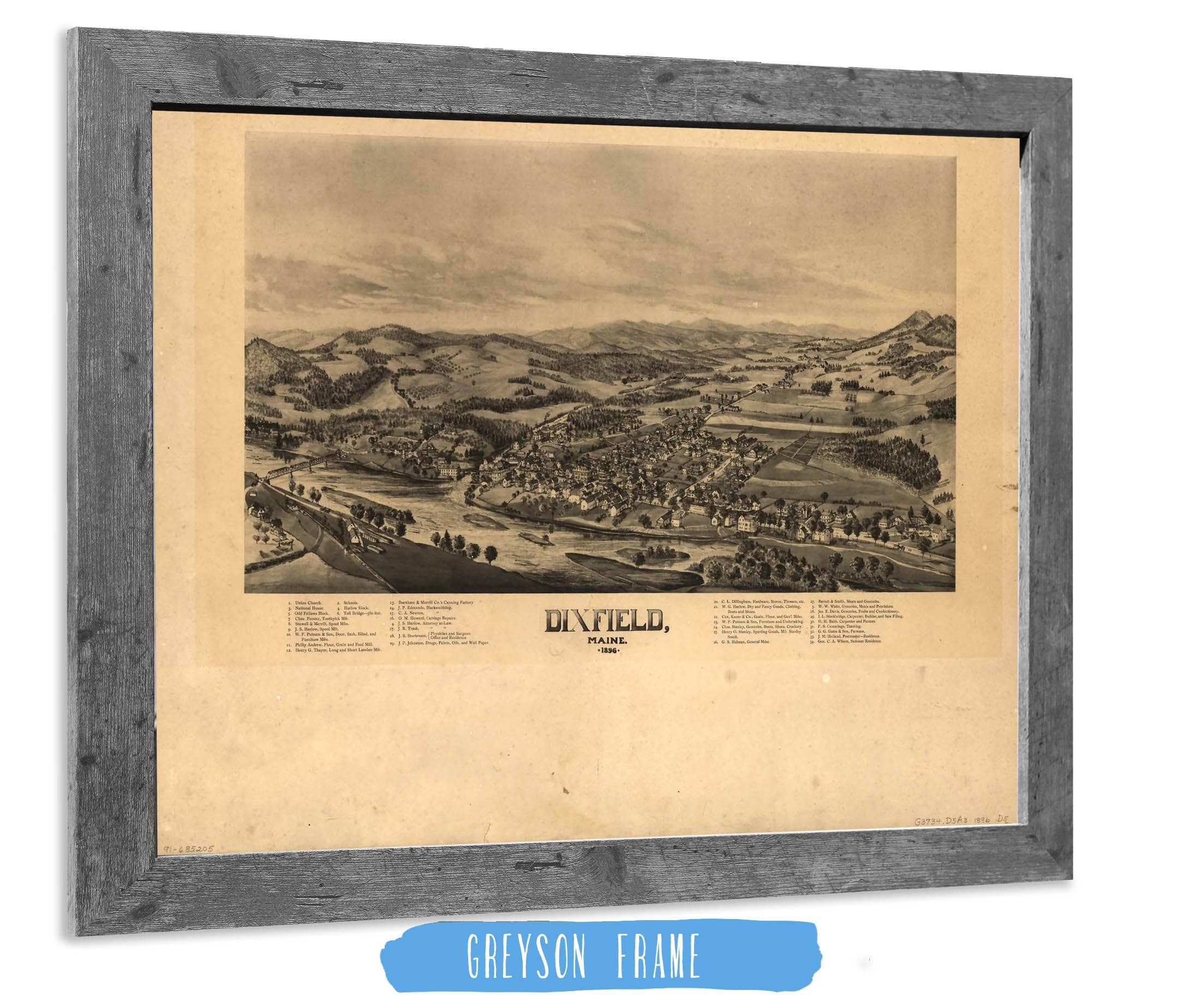 Dixfield Maine 1896 State of Maine - Image 6