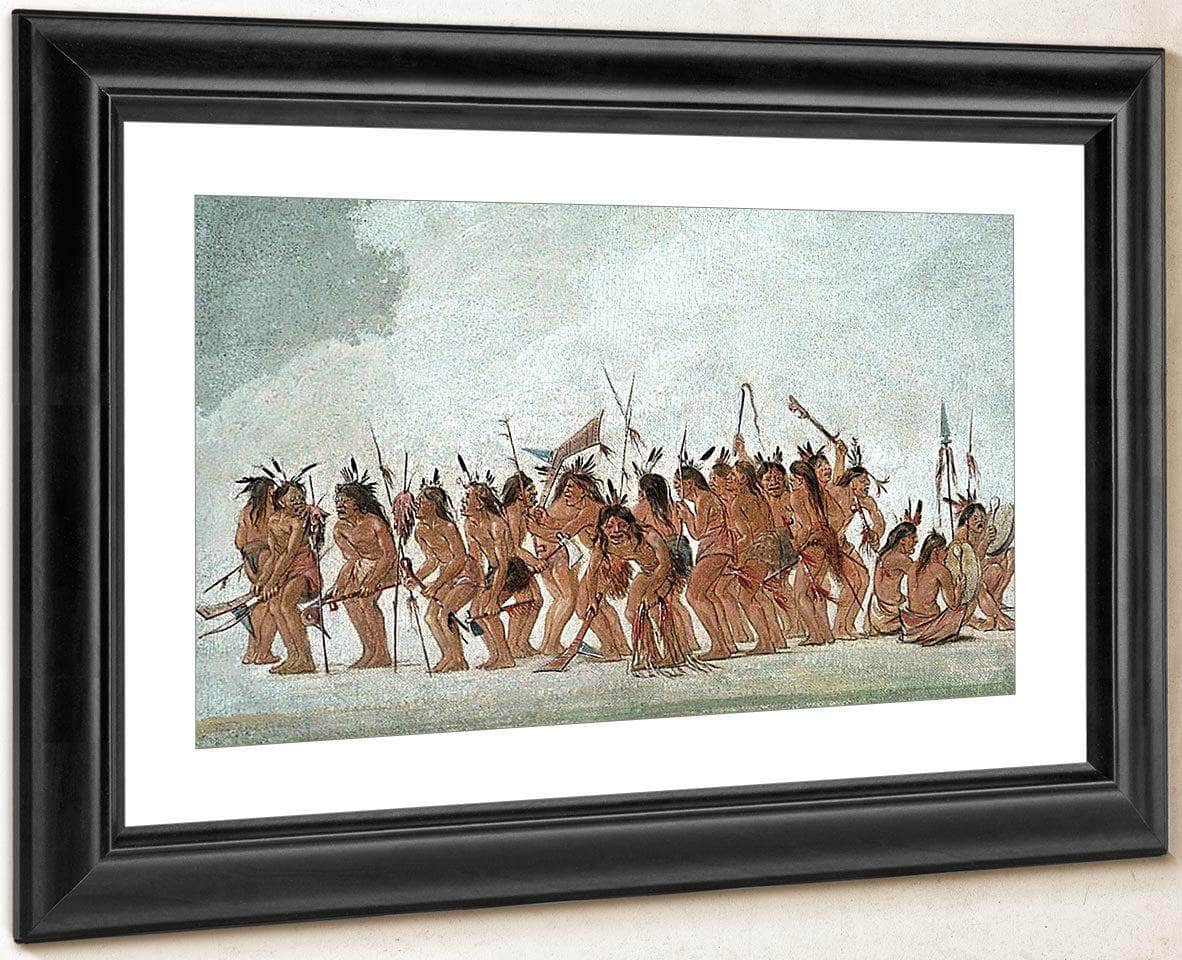 Dog Dance At Fort Snelling By George Catlin - Image 2