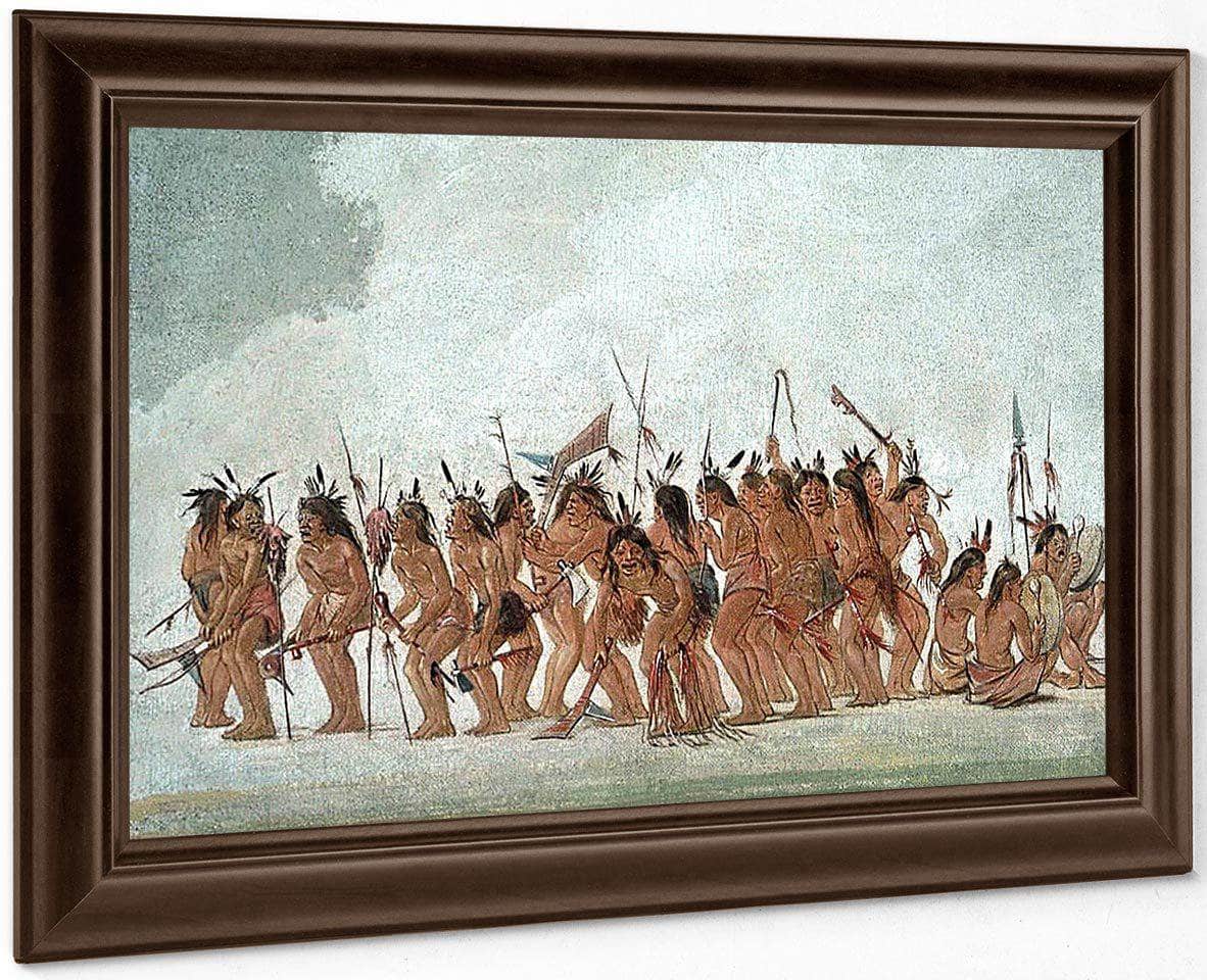 Dog Dance At Fort Snelling By George Catlin - Image 4