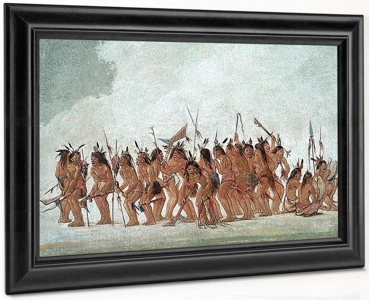 Dog Dance At Fort Snelling By George Catlin - Image 6